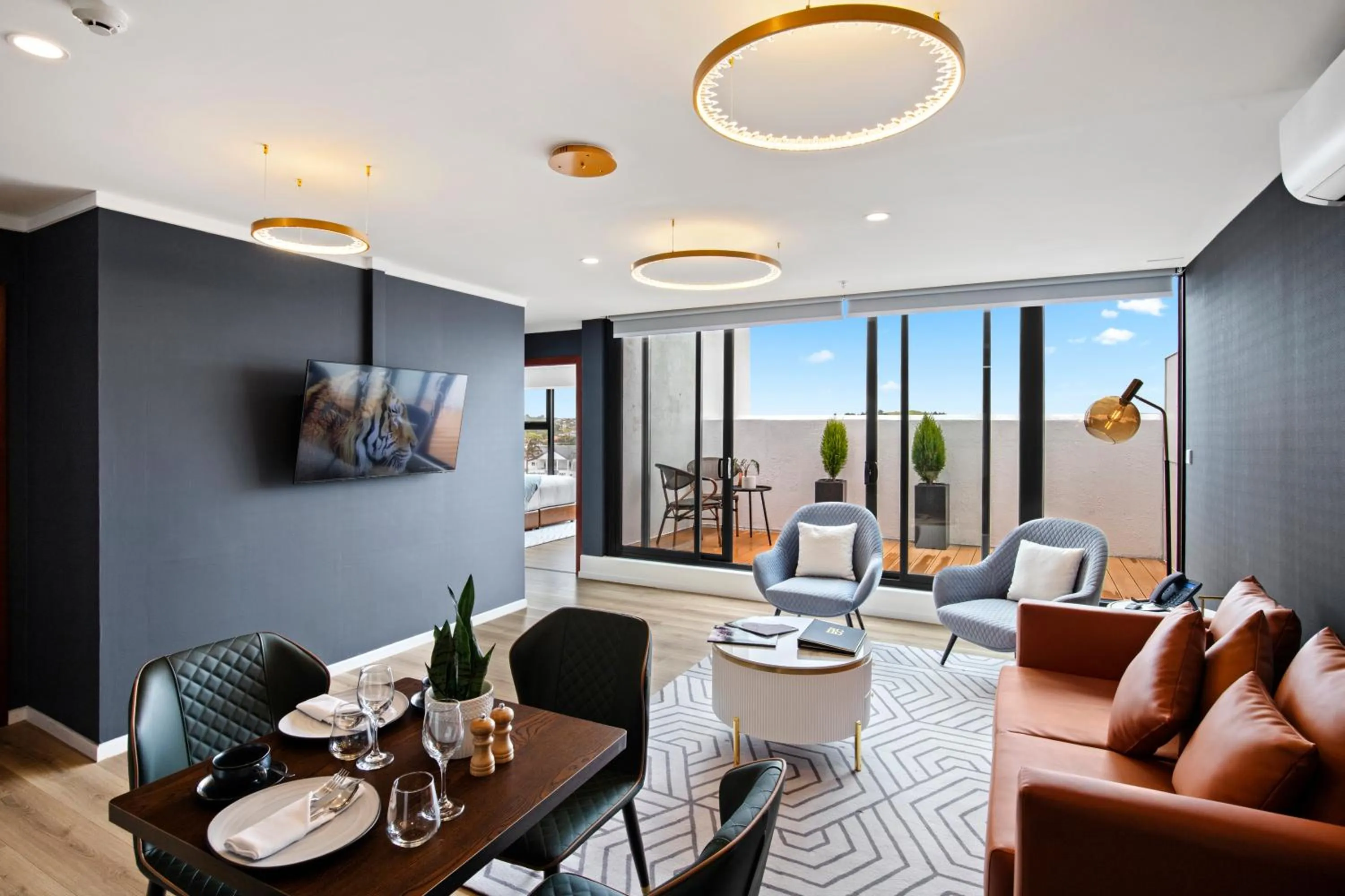 Seating area in SOHO Hotel Auckland