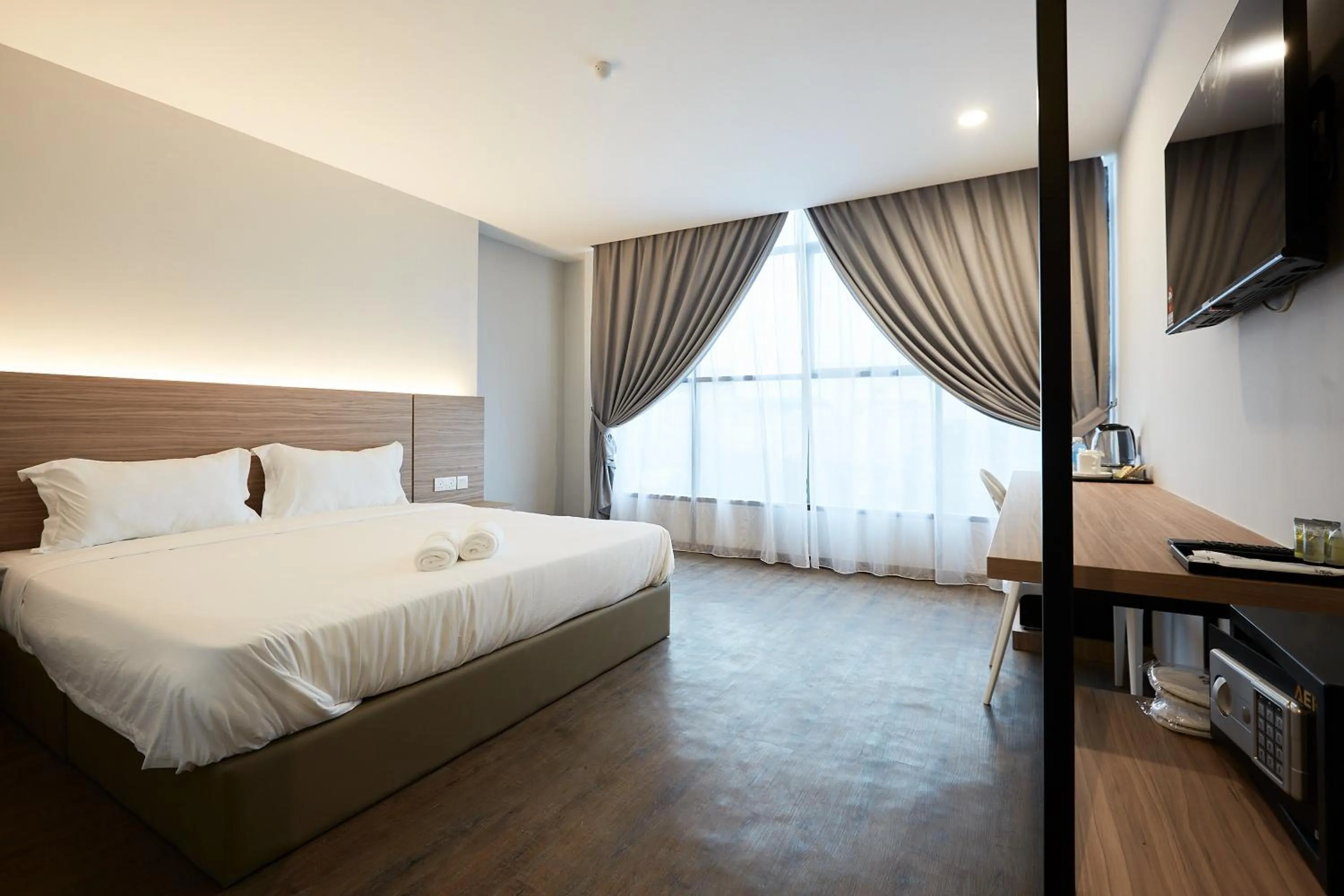 Bed in RM Hotel Muar