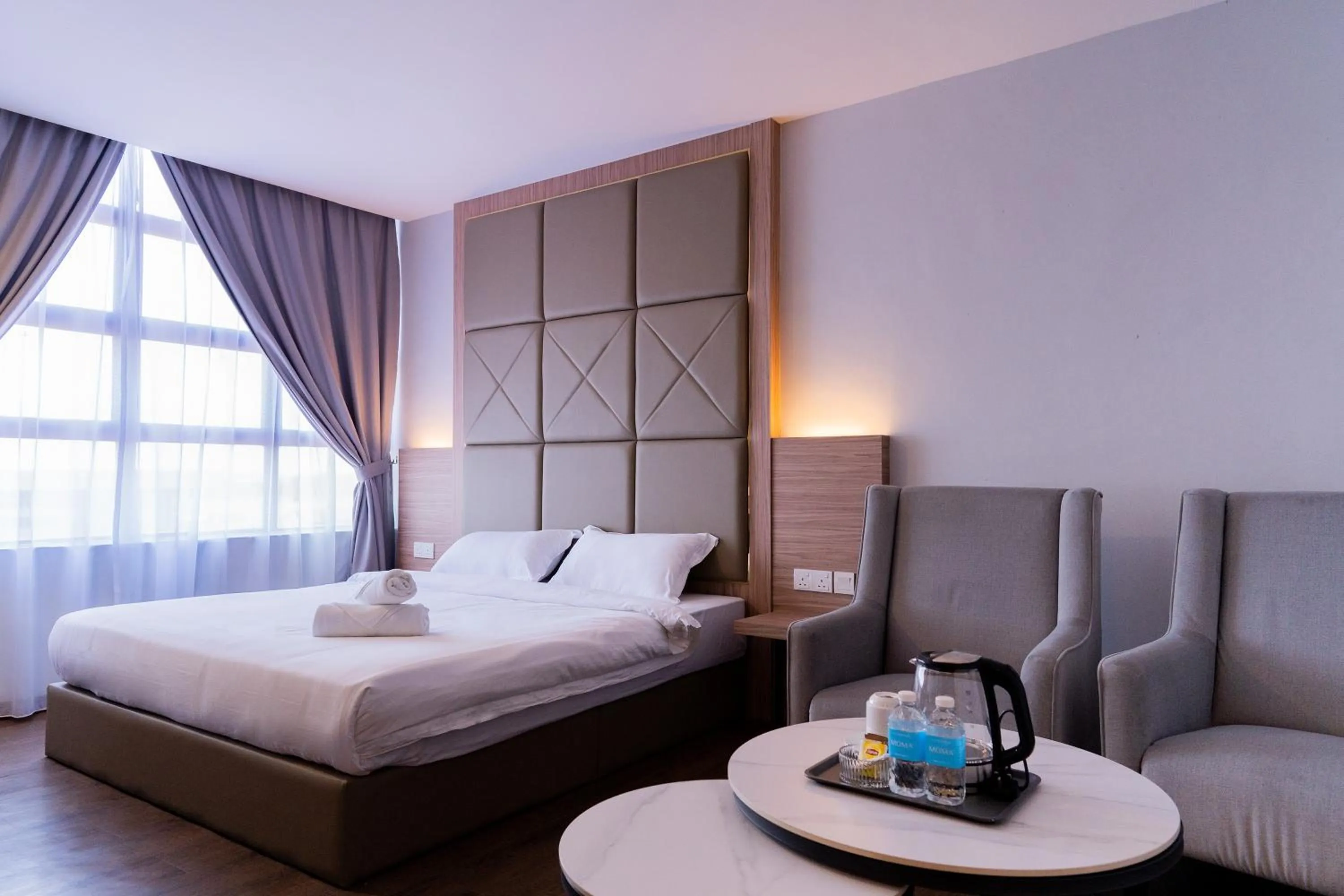 Bed in RM Hotel Muar