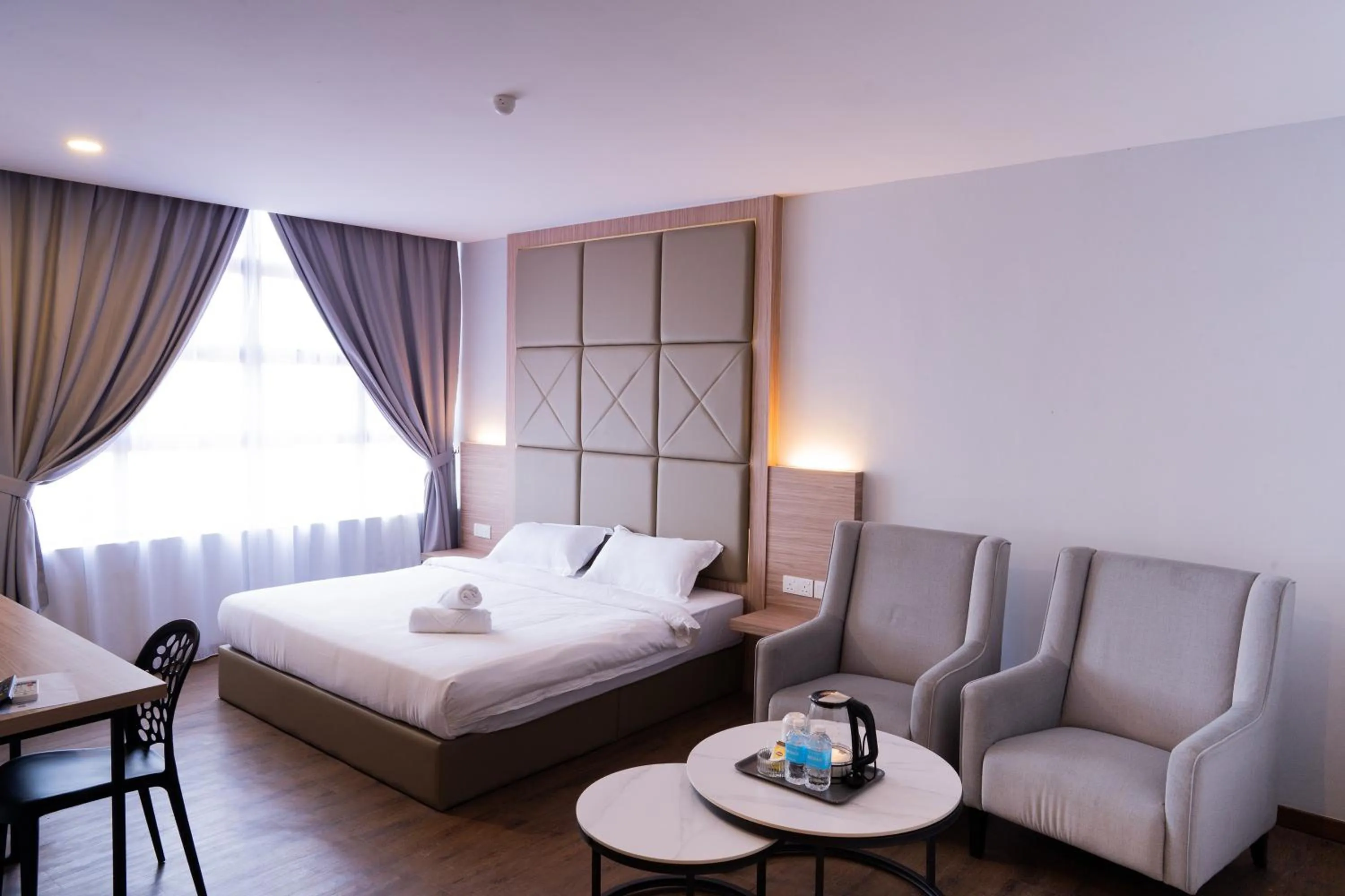 Bed in RM Hotel Muar