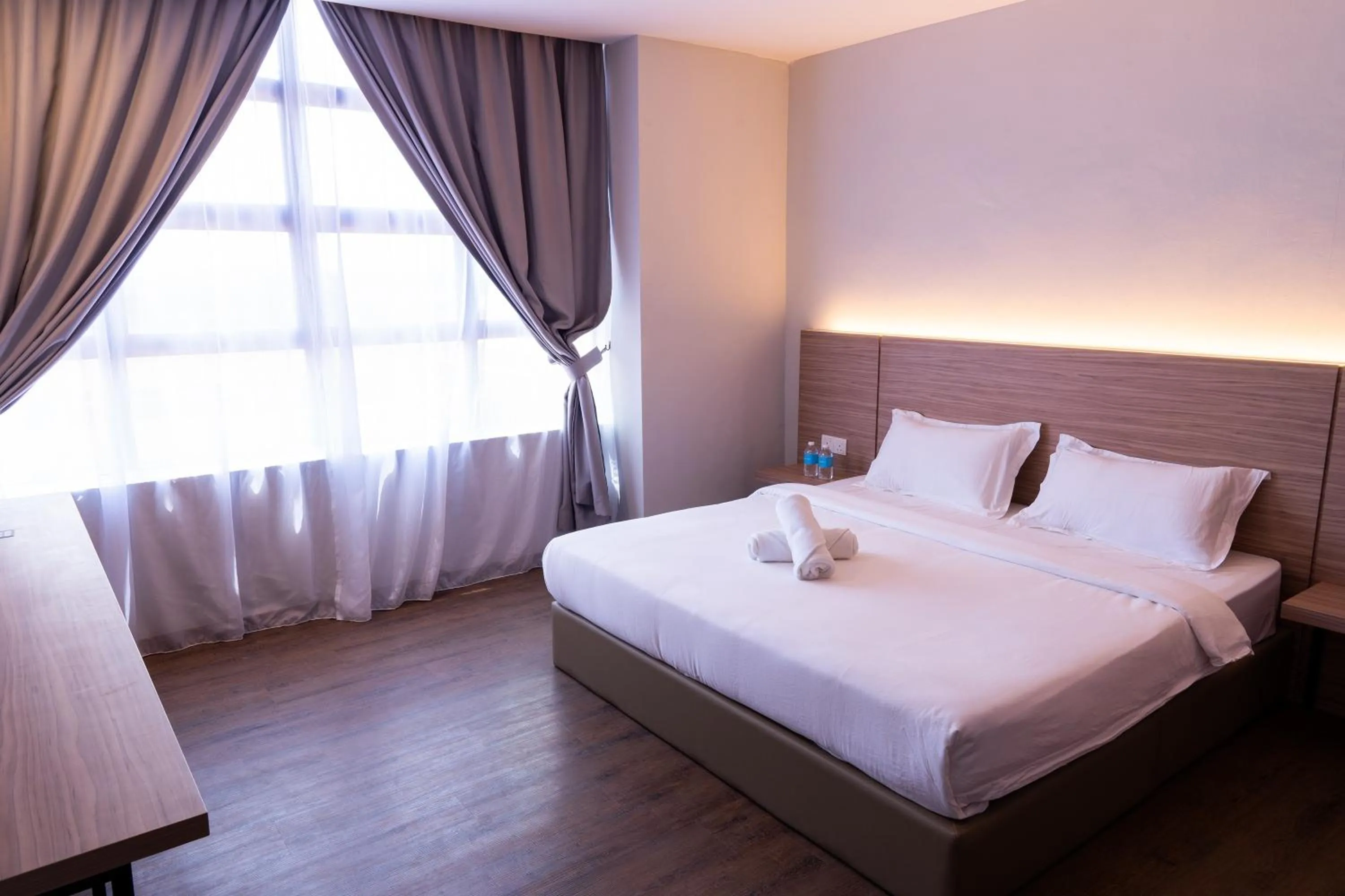 Bed in RM Hotel Muar