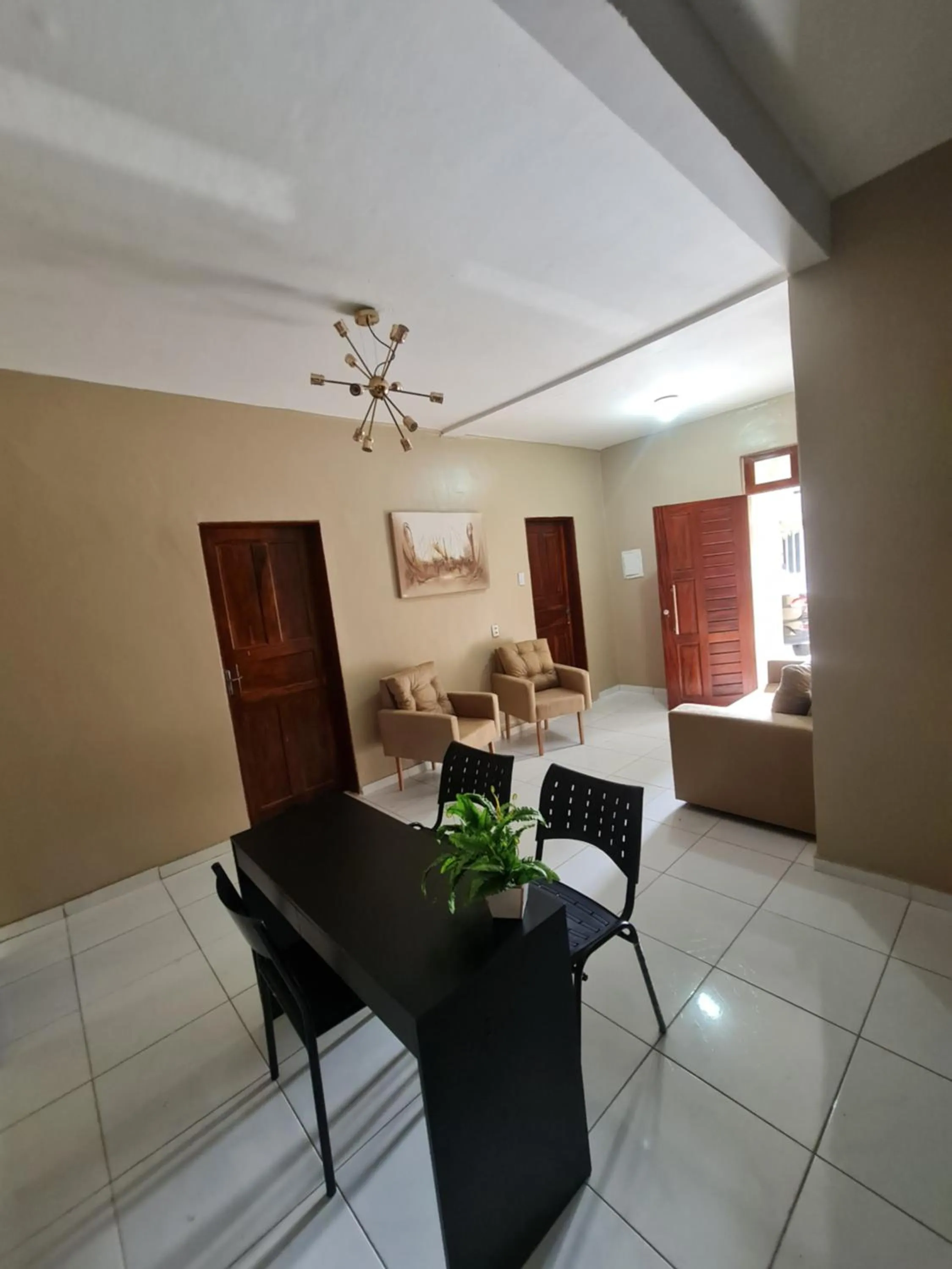 Seating area in Pousada Meireles Praia