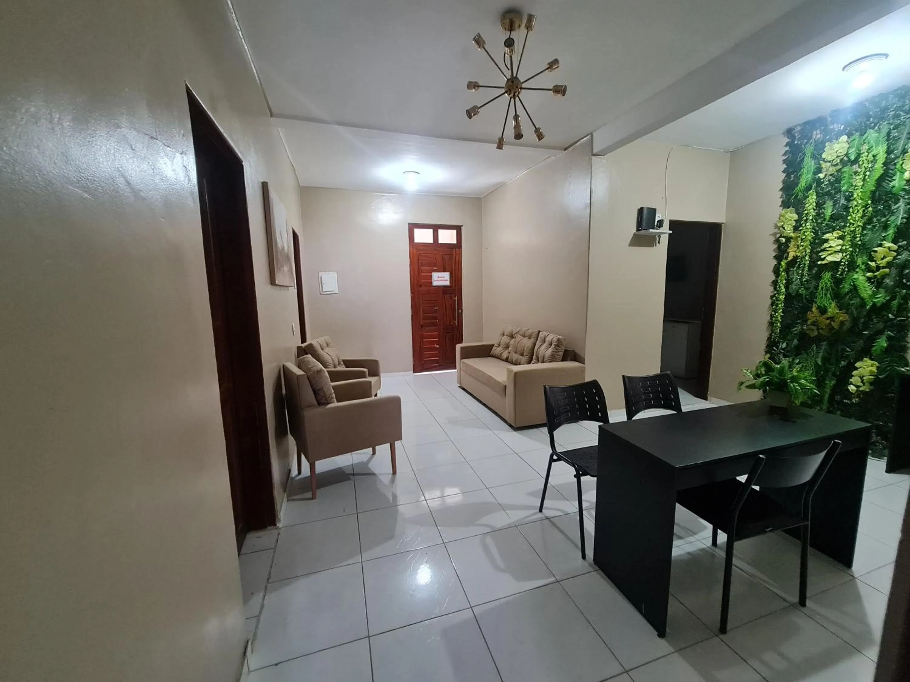 Seating area in Pousada Meireles Praia