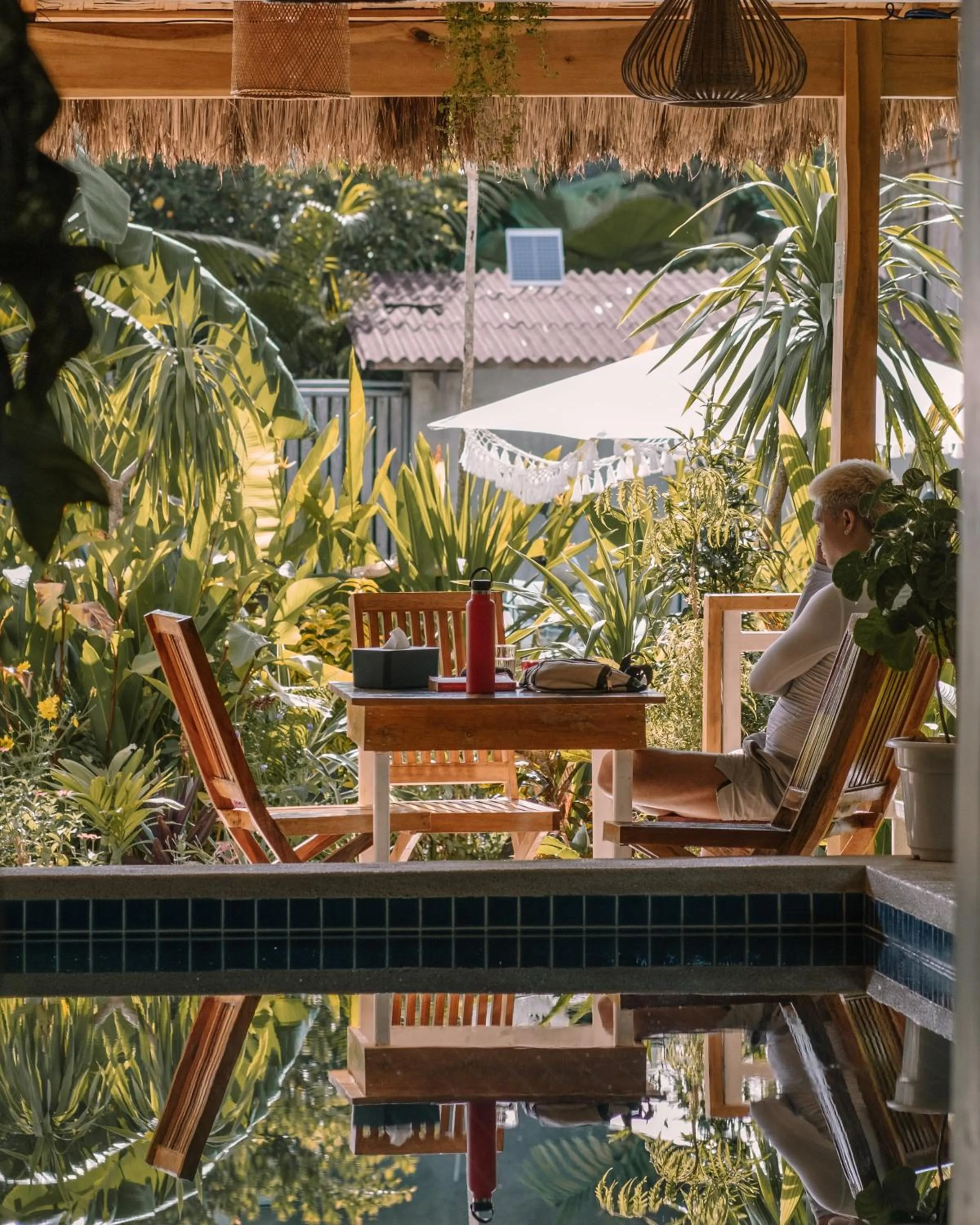 Patio in Happiness Hostel Siargao