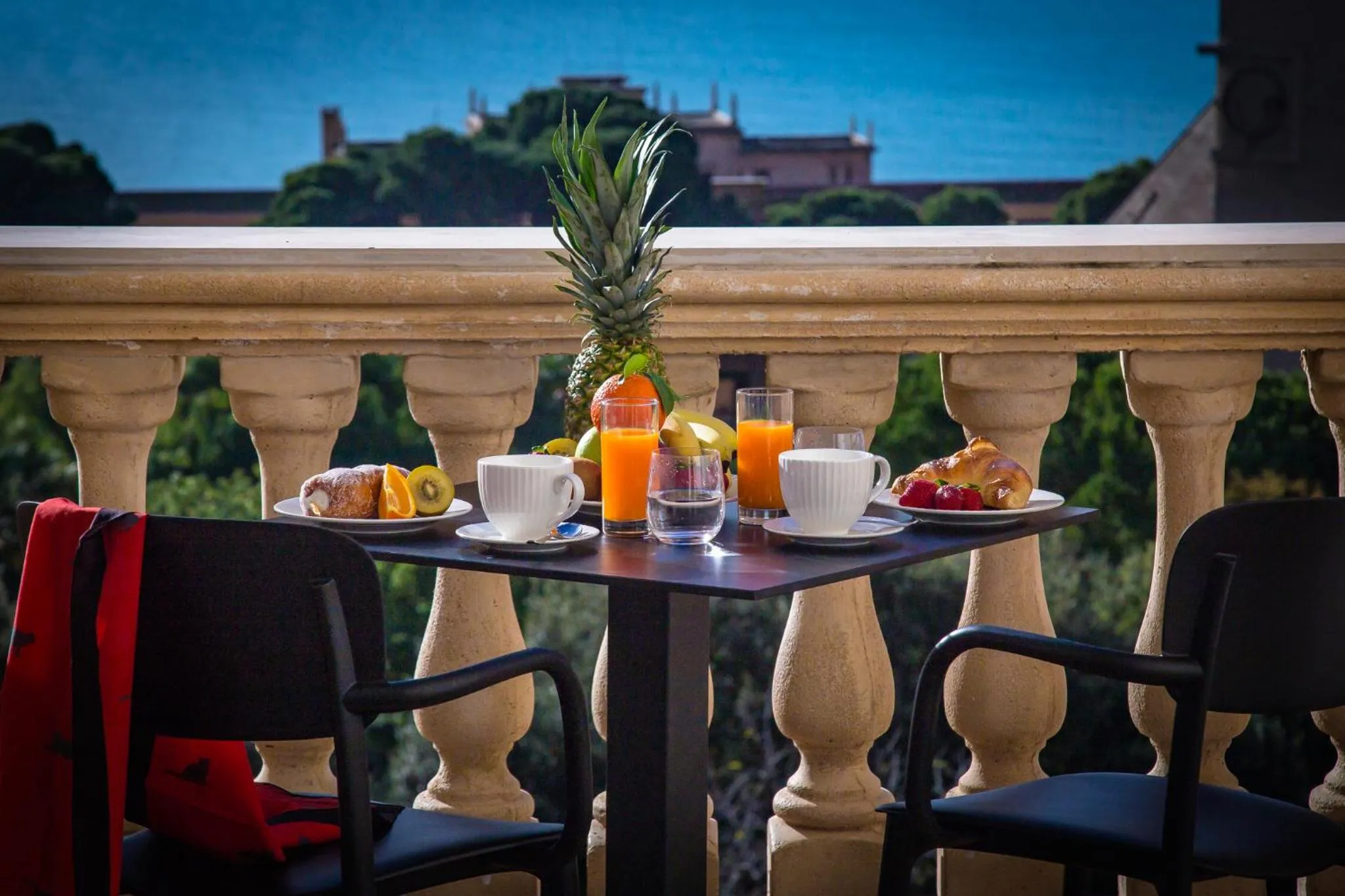 Balcony/Terrace in La Paloma Blanca Hotel