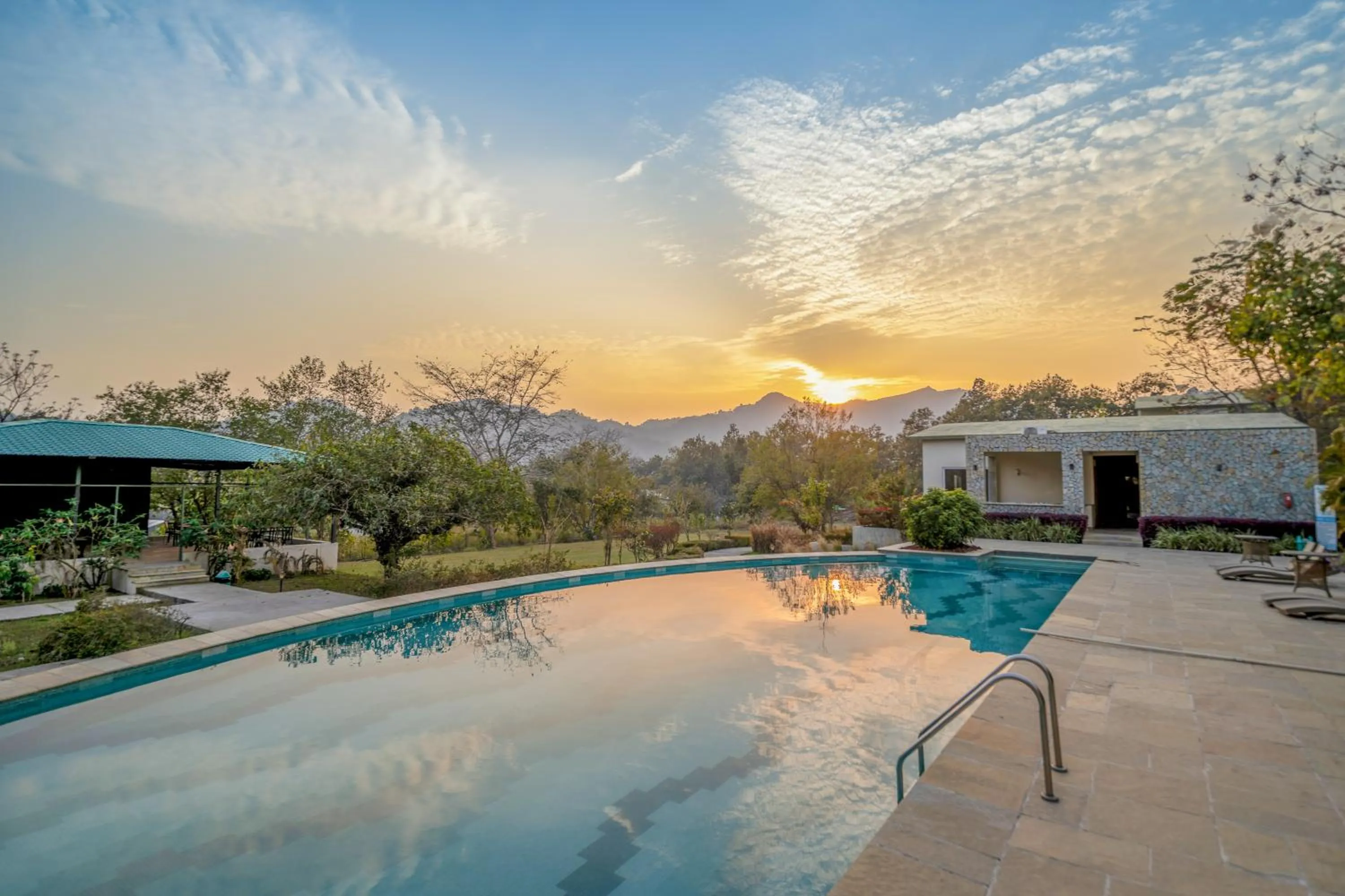 Swimming pool in The Corbett Greens