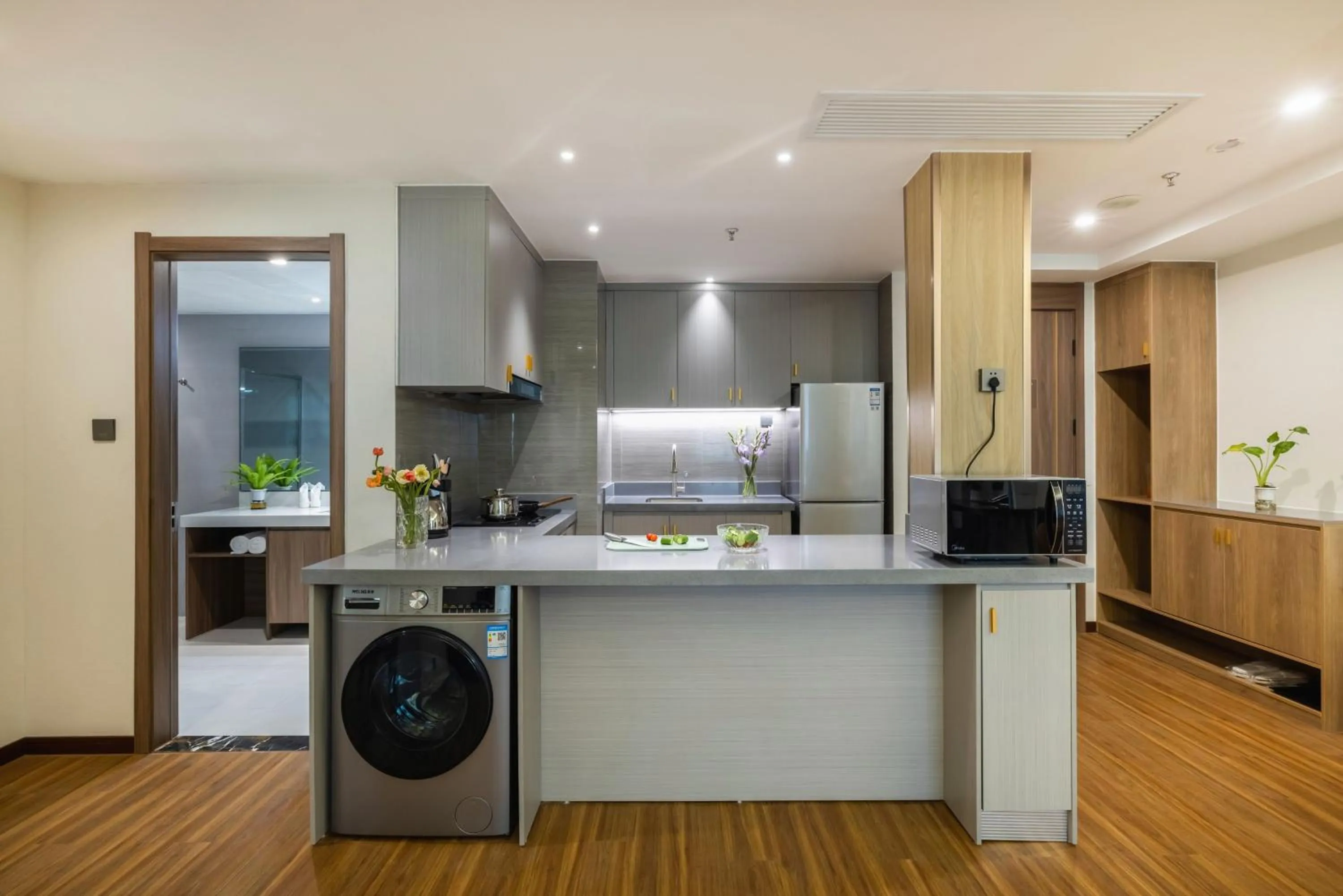 Kitchen or kitchenette in Citadines Zhengda Mall Hefei