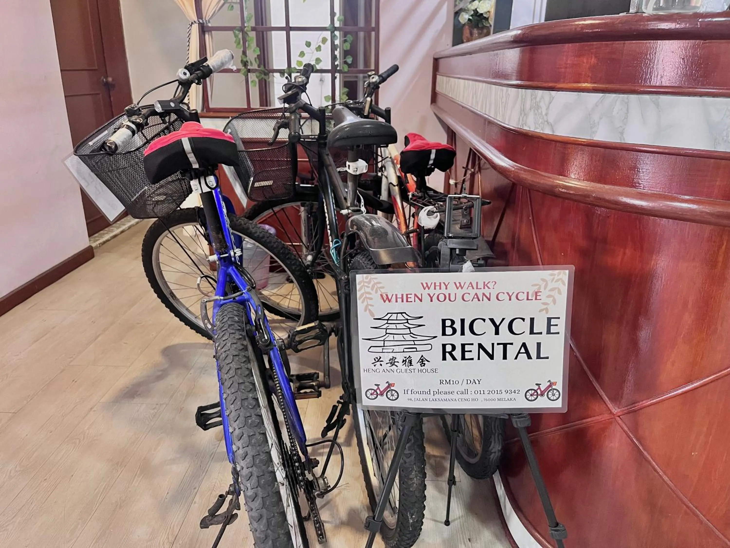 Cycling in Heng Ann Guest House