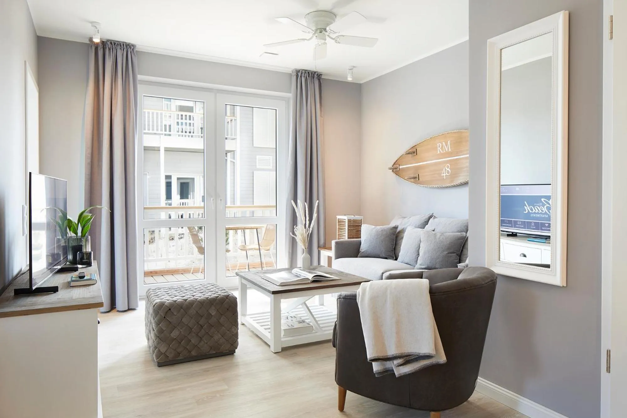 Living room in Beach Apartments Büsum