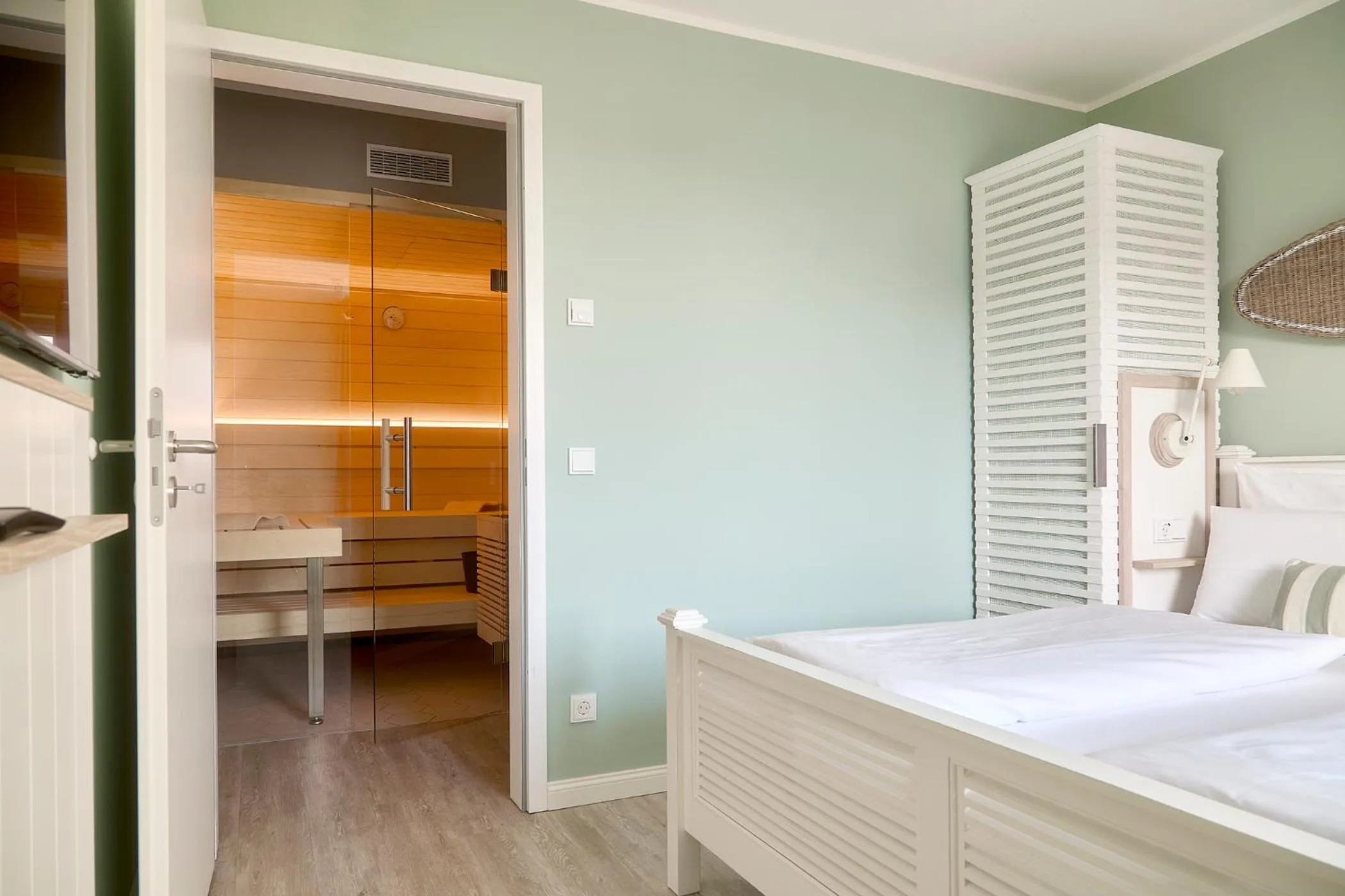 Bedroom, Bed in Beach Apartments Büsum