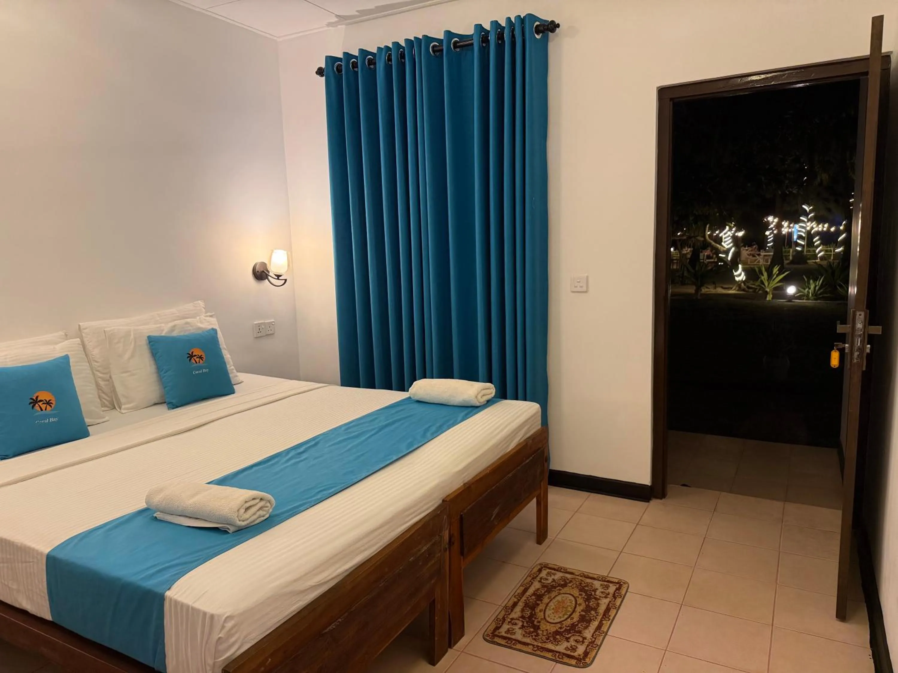 Bed in Hotel Coral Bay