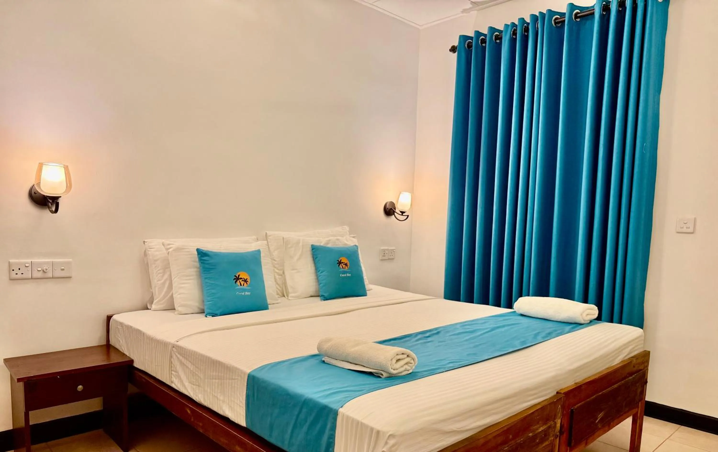 Bed in Hotel Coral Bay