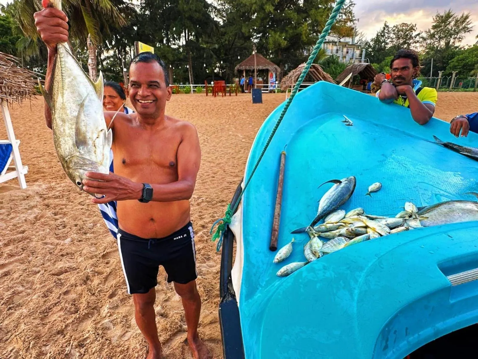 Fishing in Hotel Coral Bay