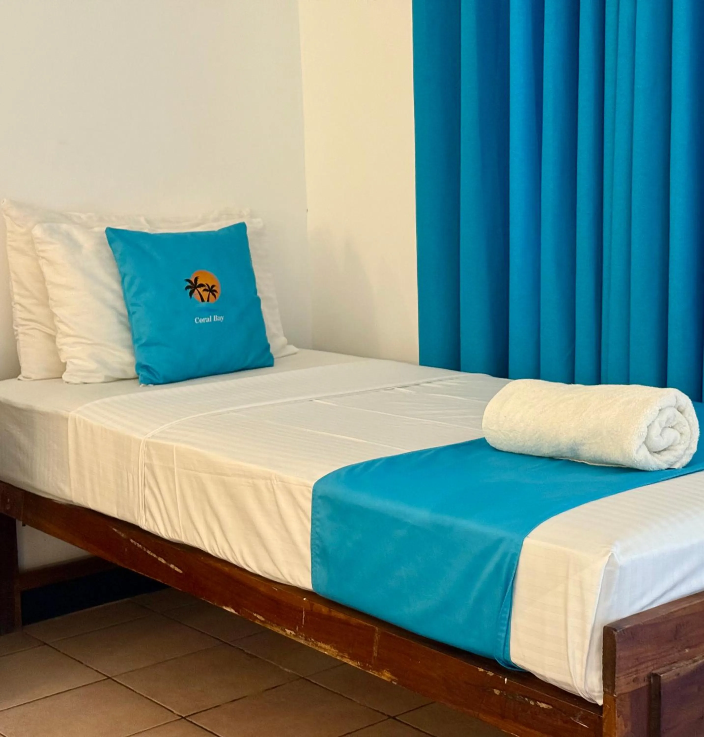 Bed in Hotel Coral Bay