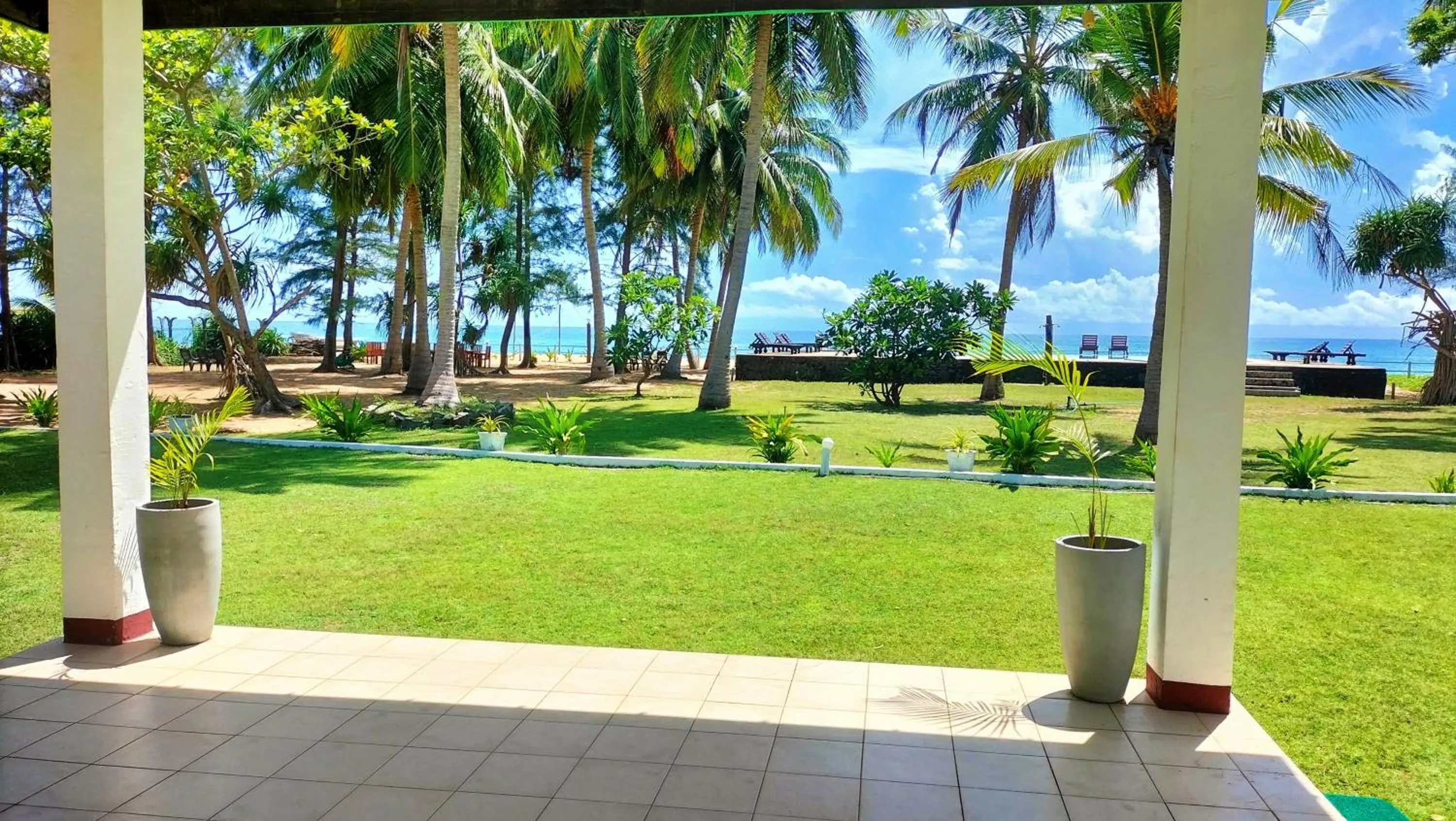 Natural landscape in Hotel Coral Bay
