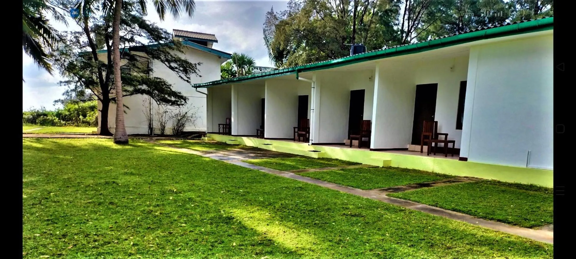 Garden view in Hotel Coral Bay