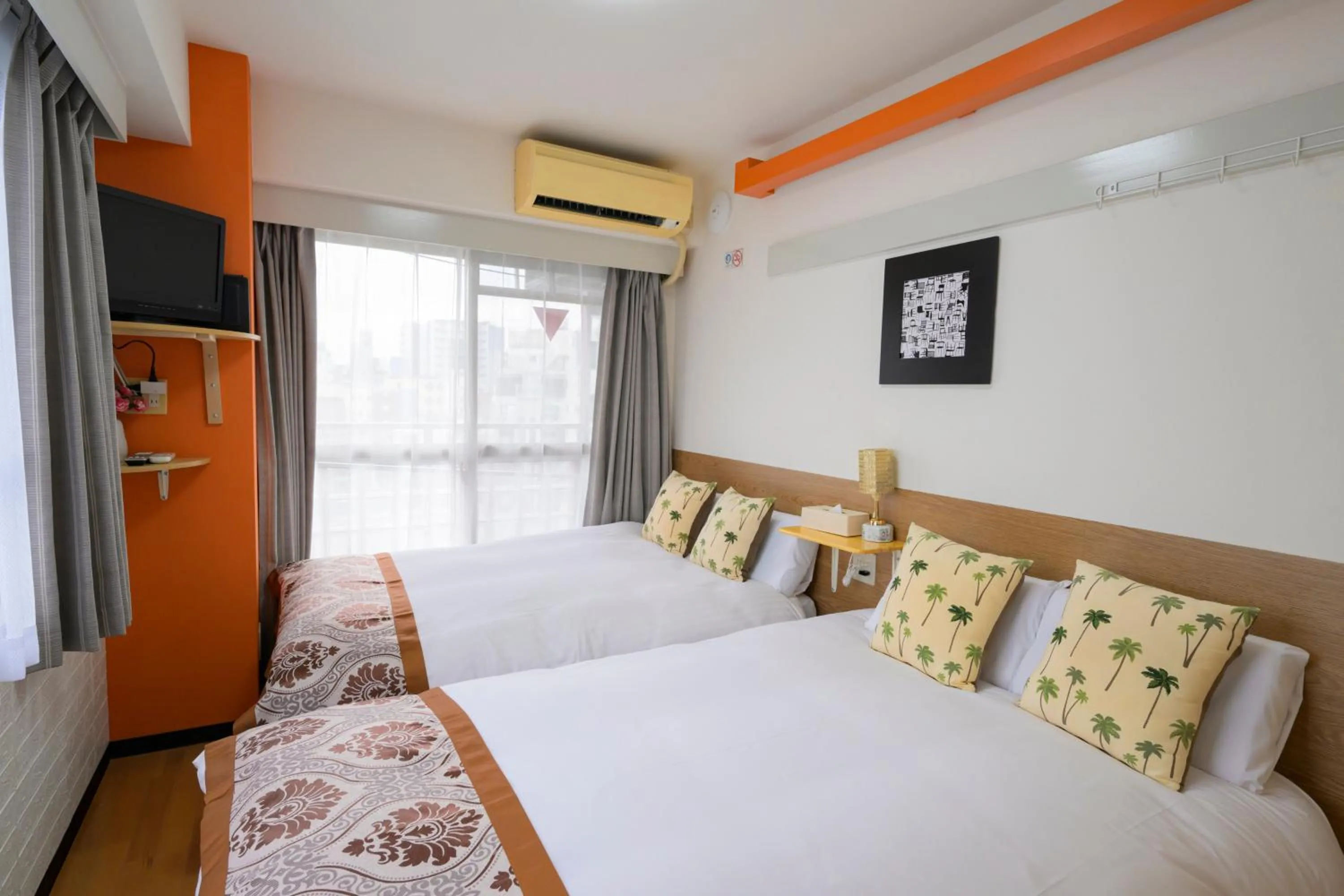 Bed in HOTEL AARON通天東