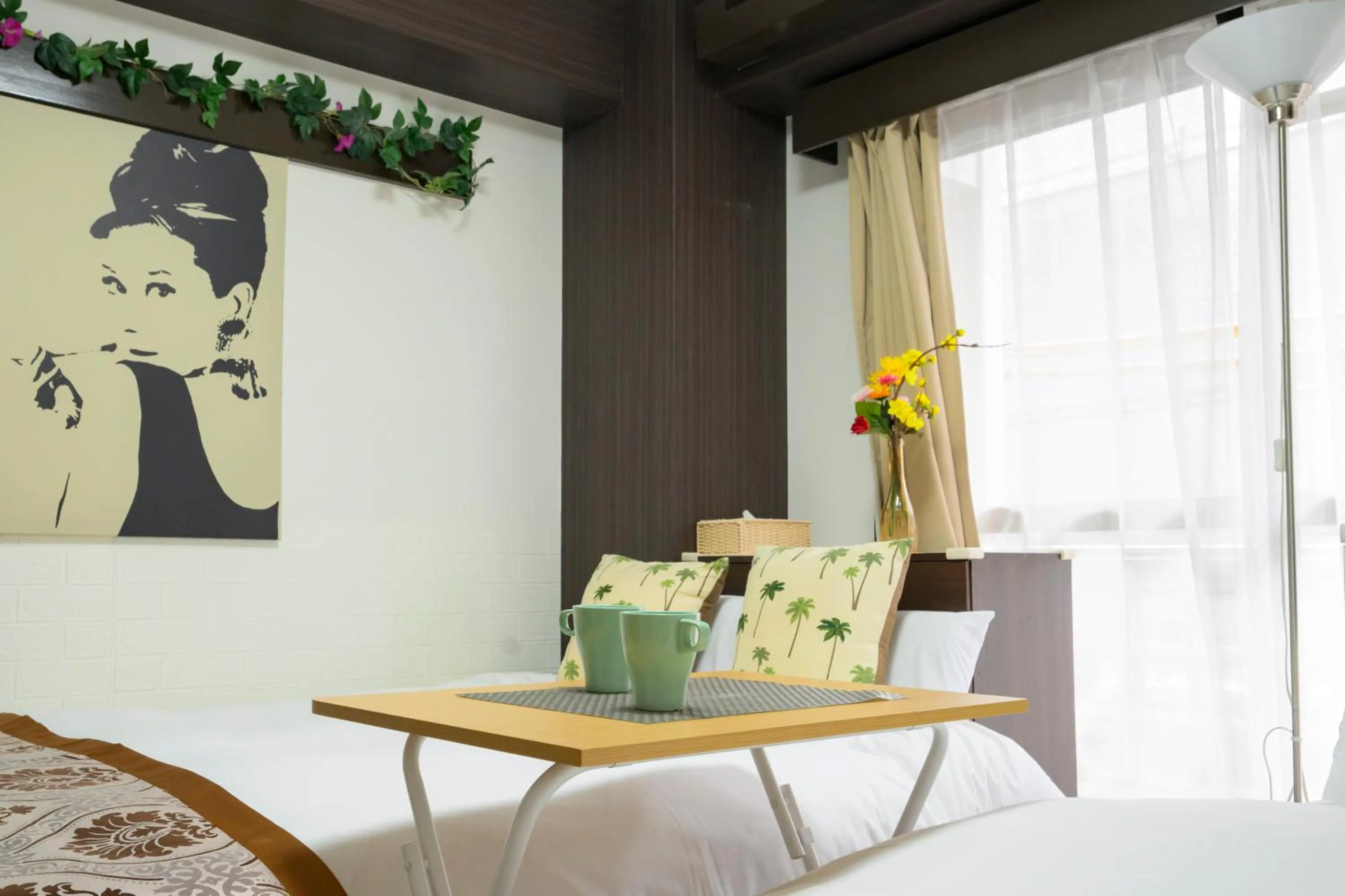 Photo of the whole room, Bed in HOTEL AARON通天東