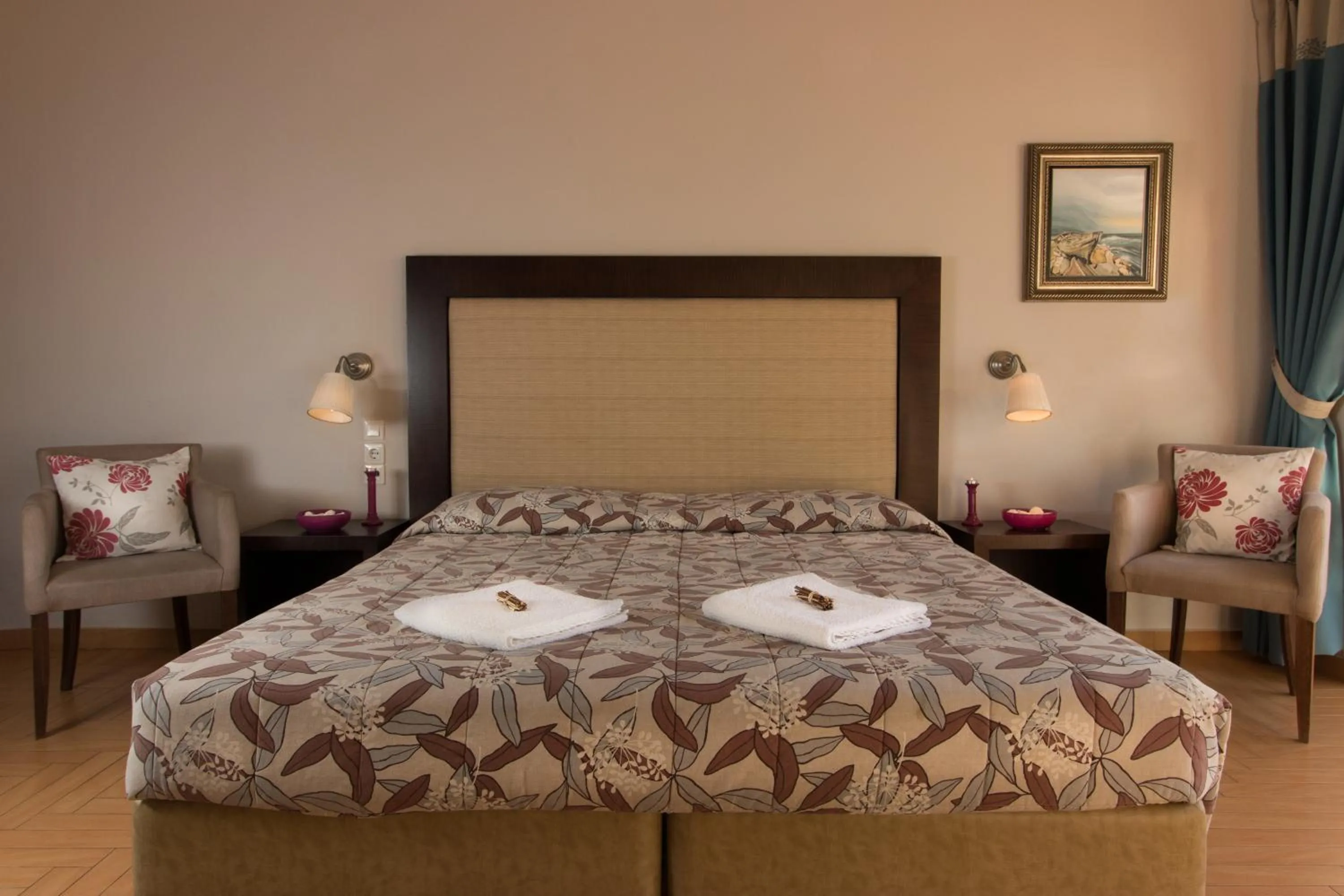 Bed in Thalassa Hotel