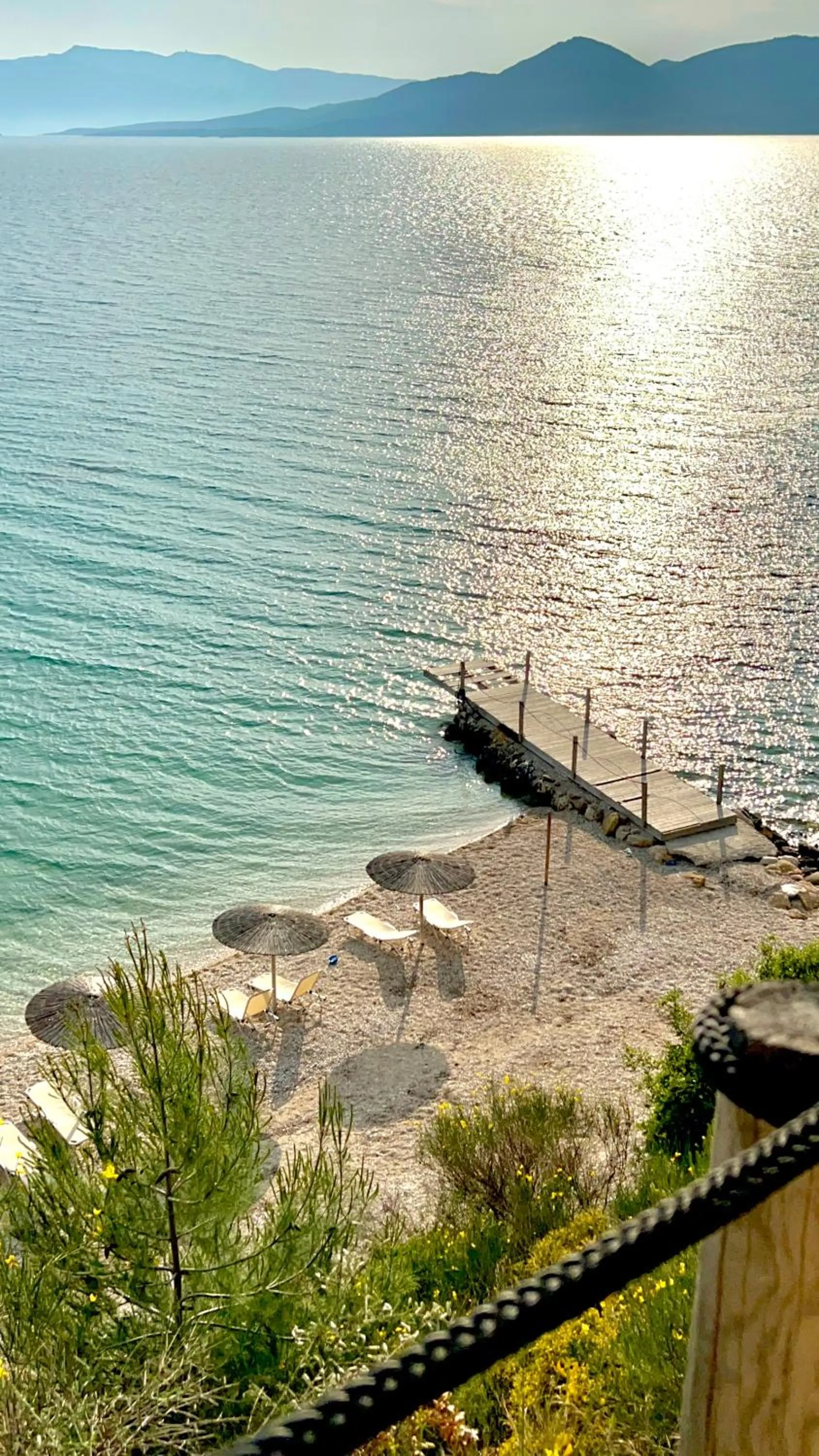 Beach in Thalassa Hotel