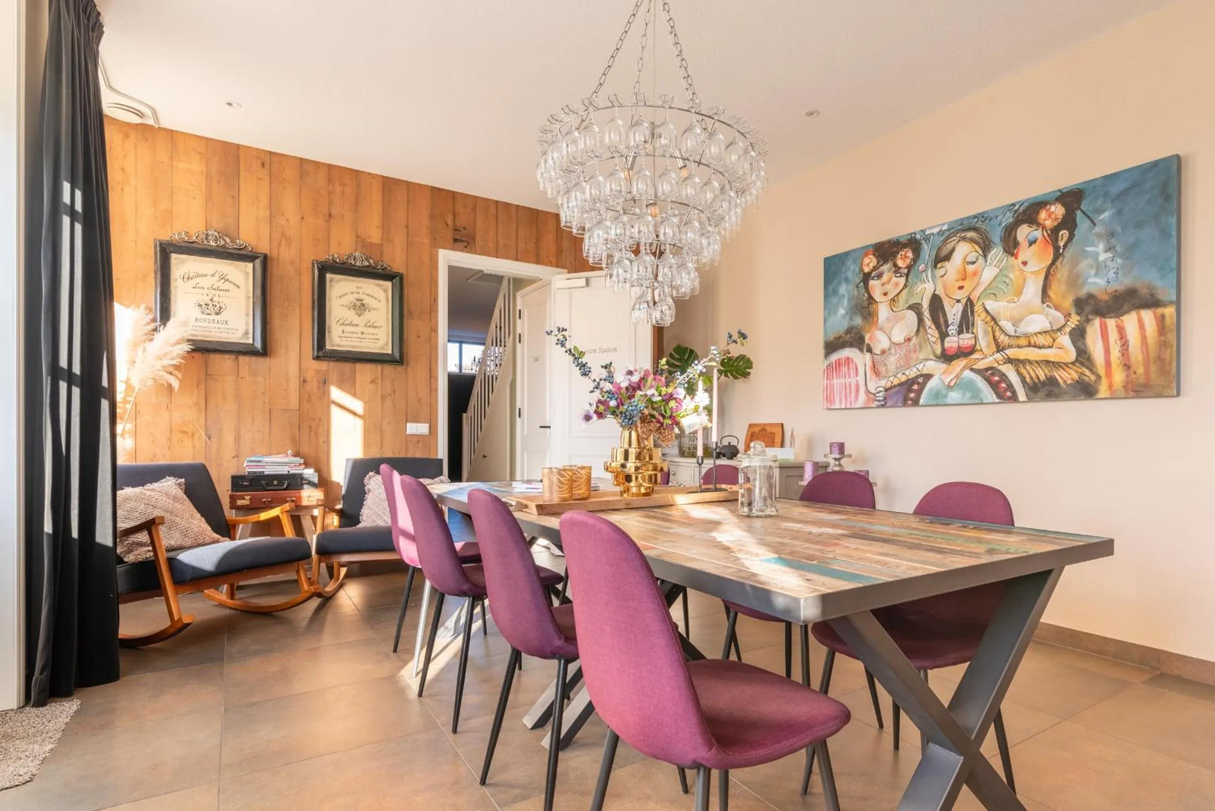 Dining area in Bed and Breakfast Geliefd