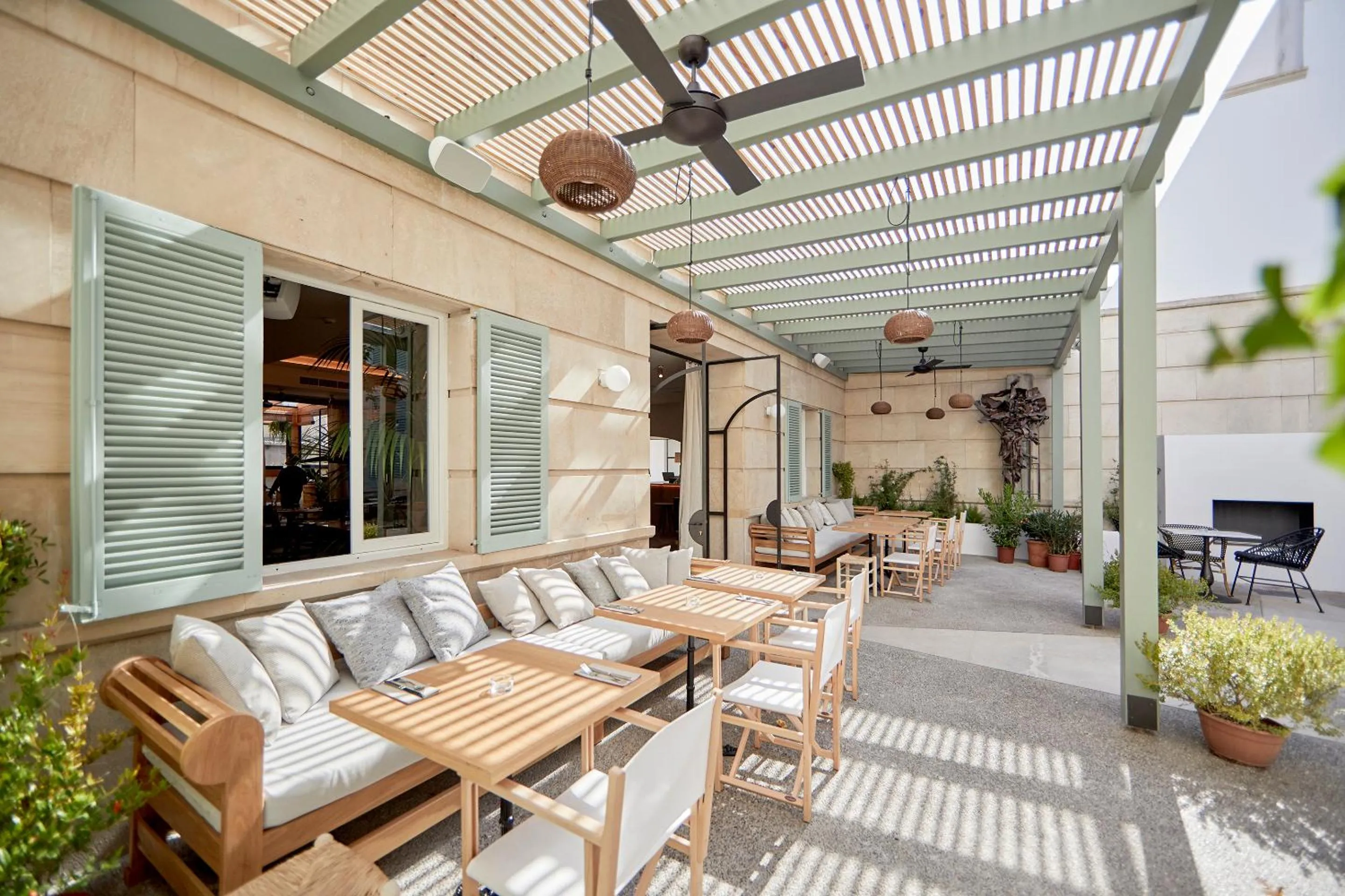 Patio in MHOUSE Boutique Hotel Palma
