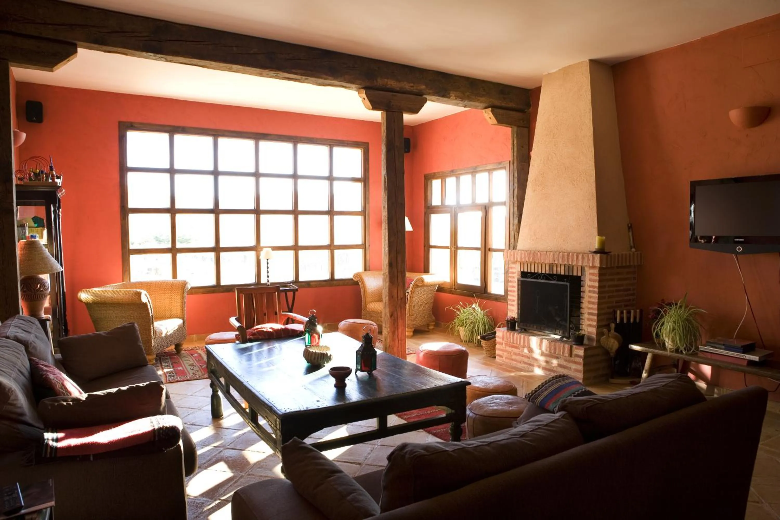 Living room in Hotel Rural La Data