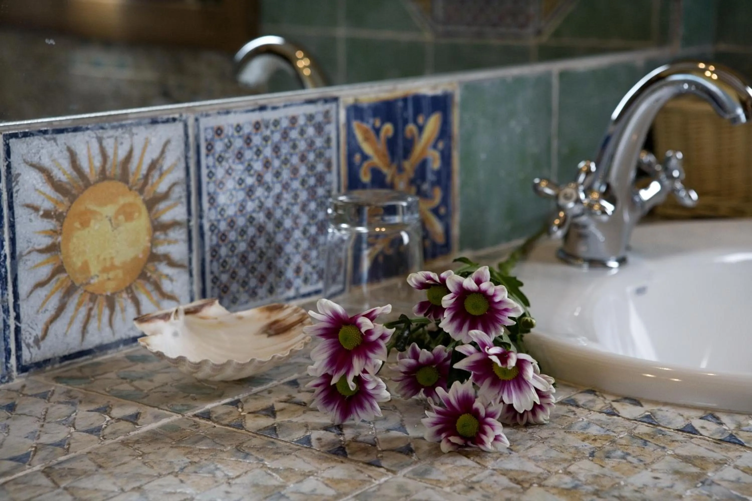 Bathroom in Hotel Rural La Data