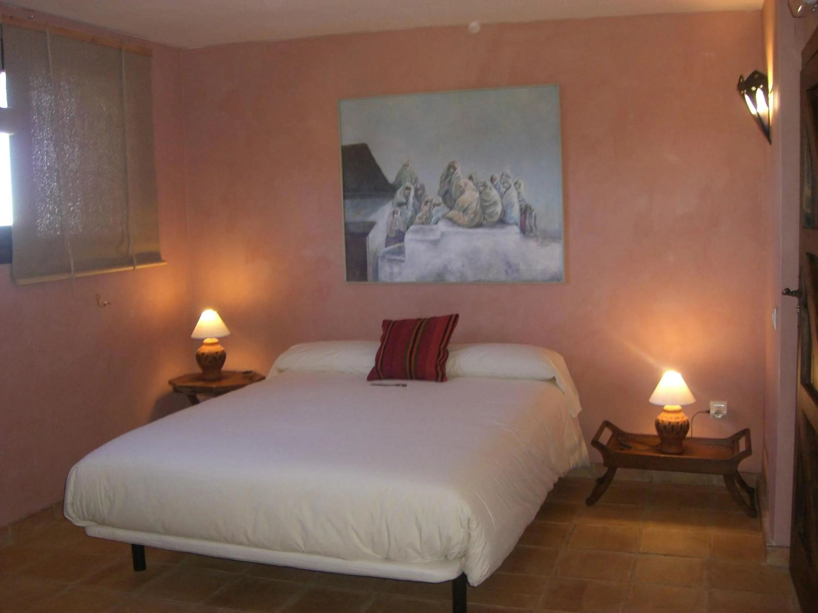 Bed in Hotel Rural La Data