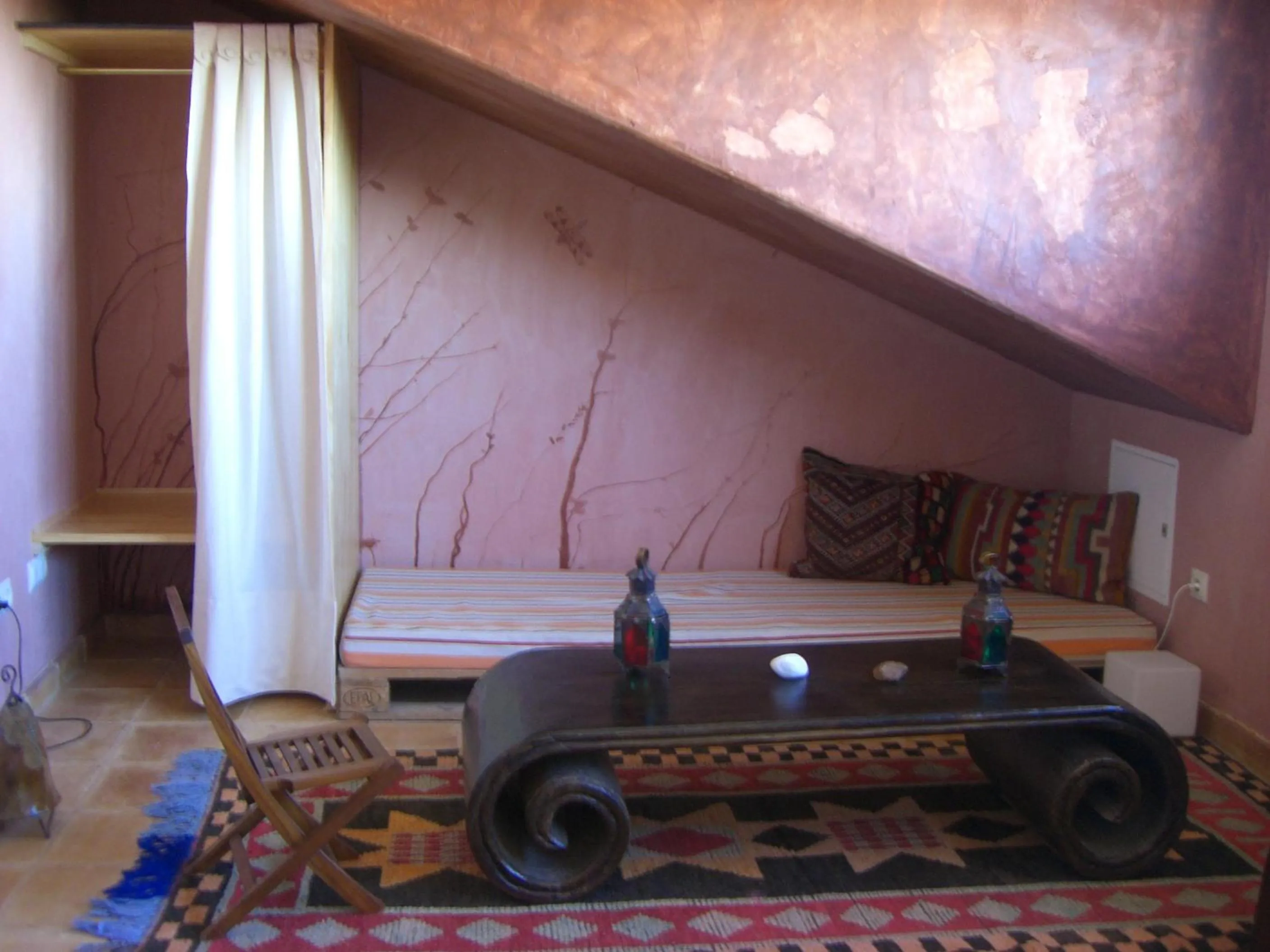 Seating area in Hotel Rural La Data