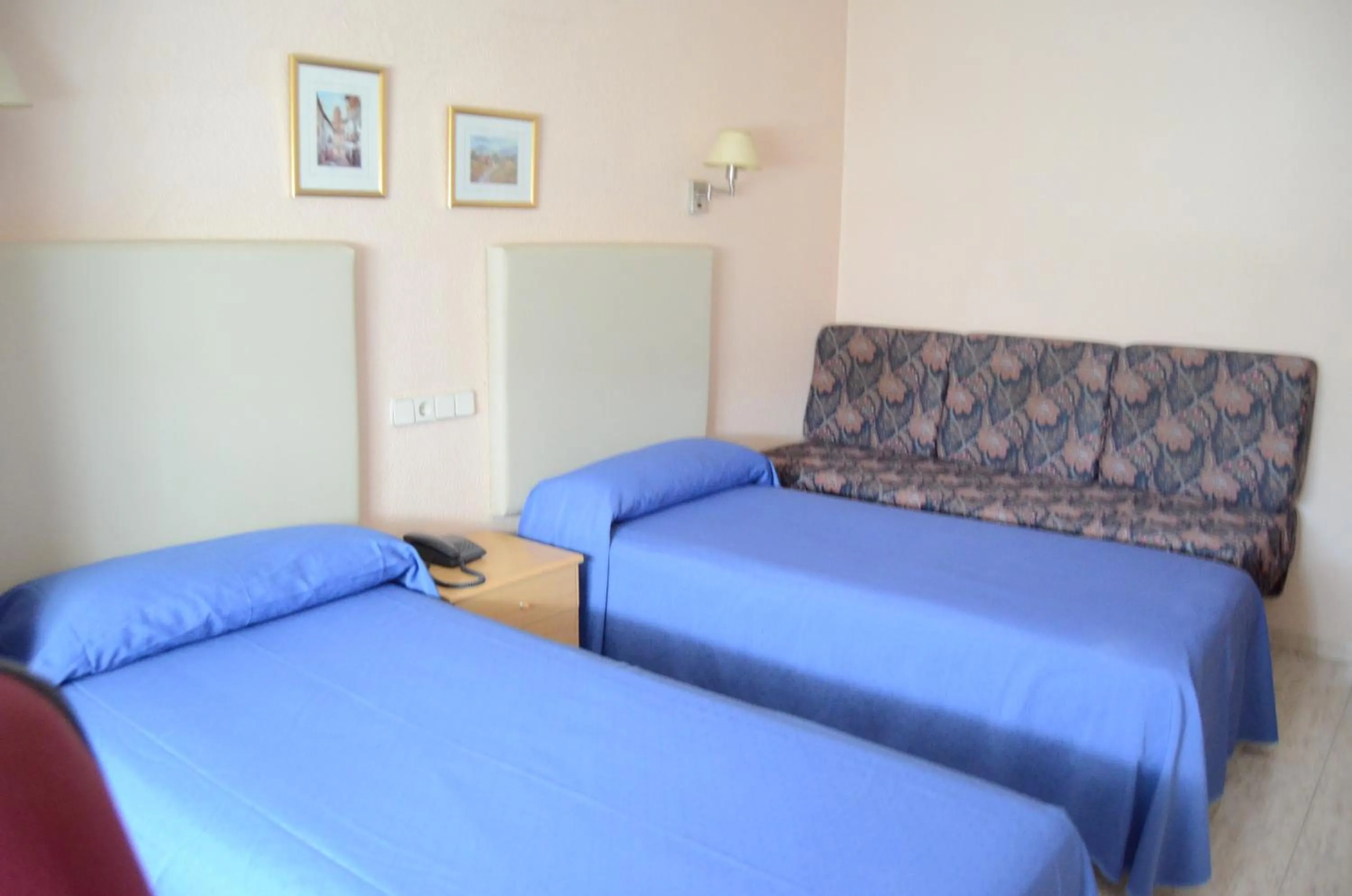 Decorative detail, Bed in Hotel Legazpi