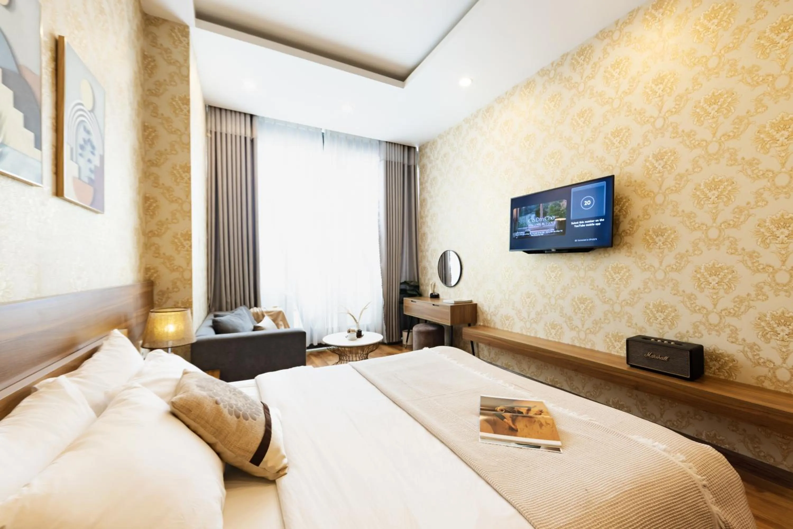 Bed in TTR Vincent Hotel