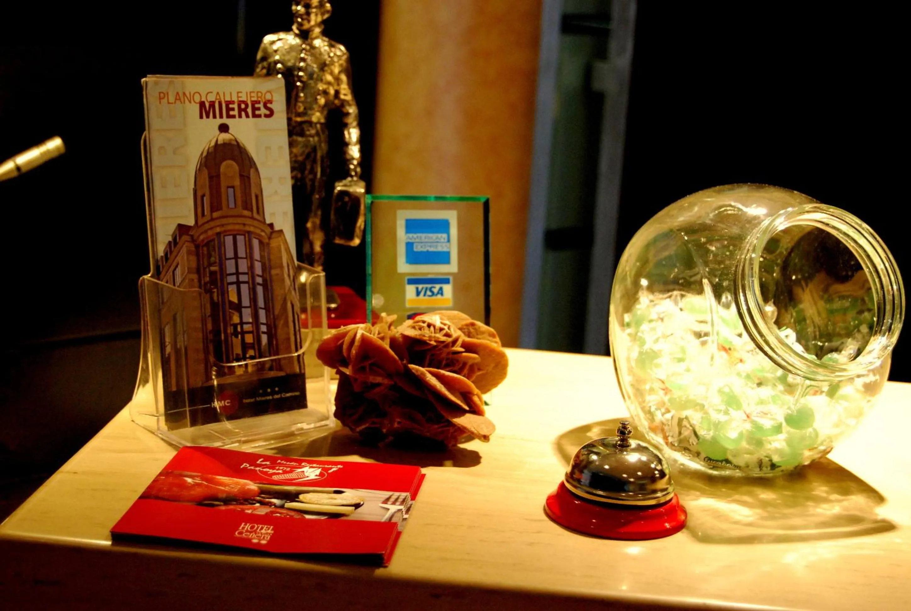 Lobby or reception in Hotel Mieres del Camino