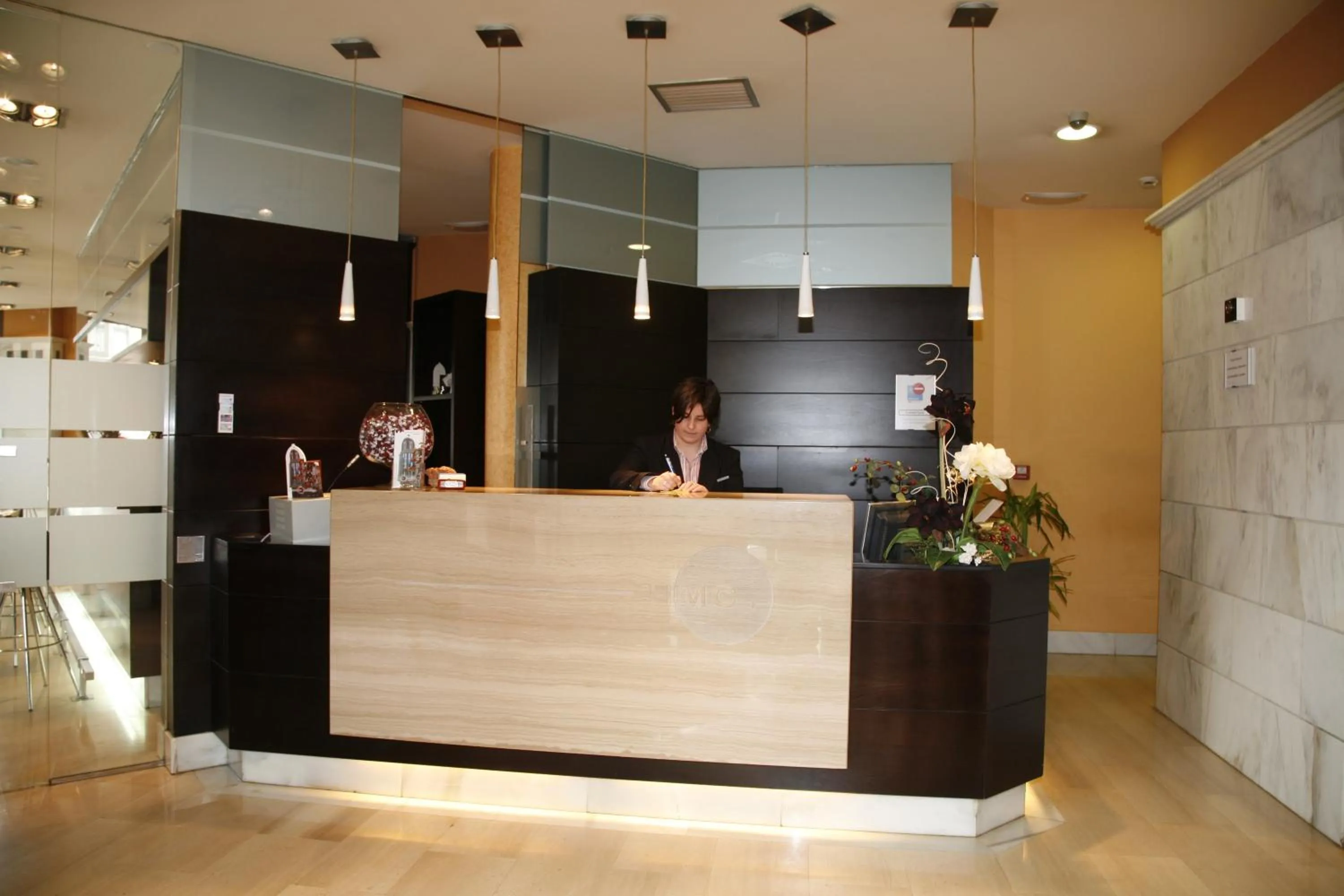 Lobby or reception in Hotel Mieres del Camino