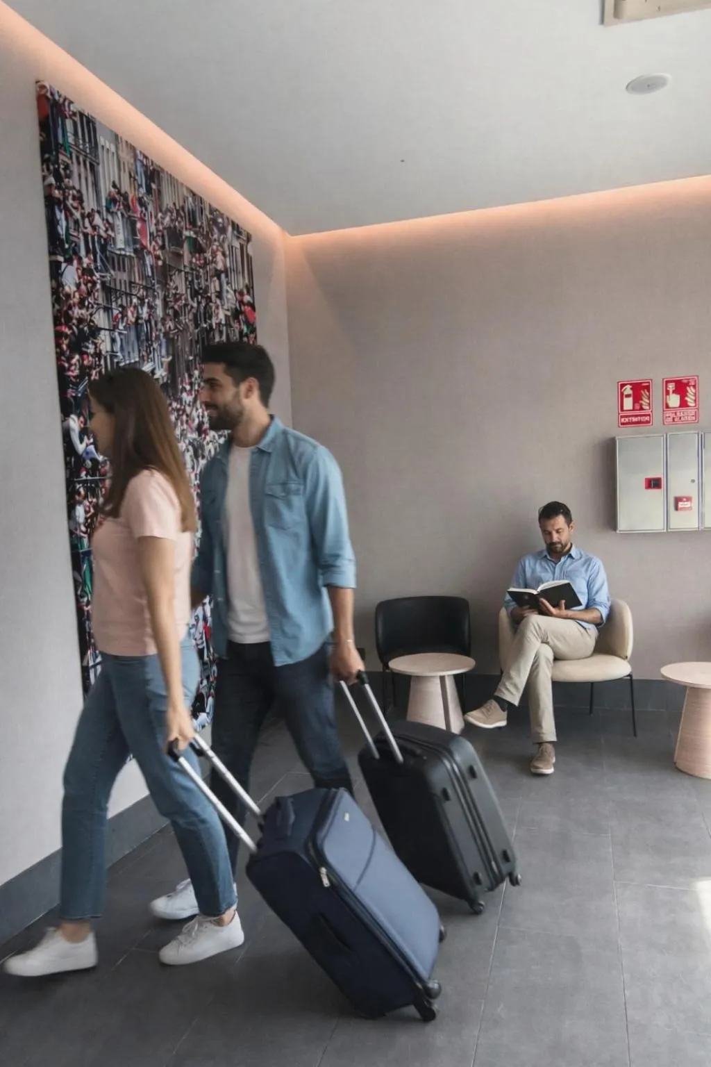 Property building in Hotel Apartamentos San Fermín Pamplona