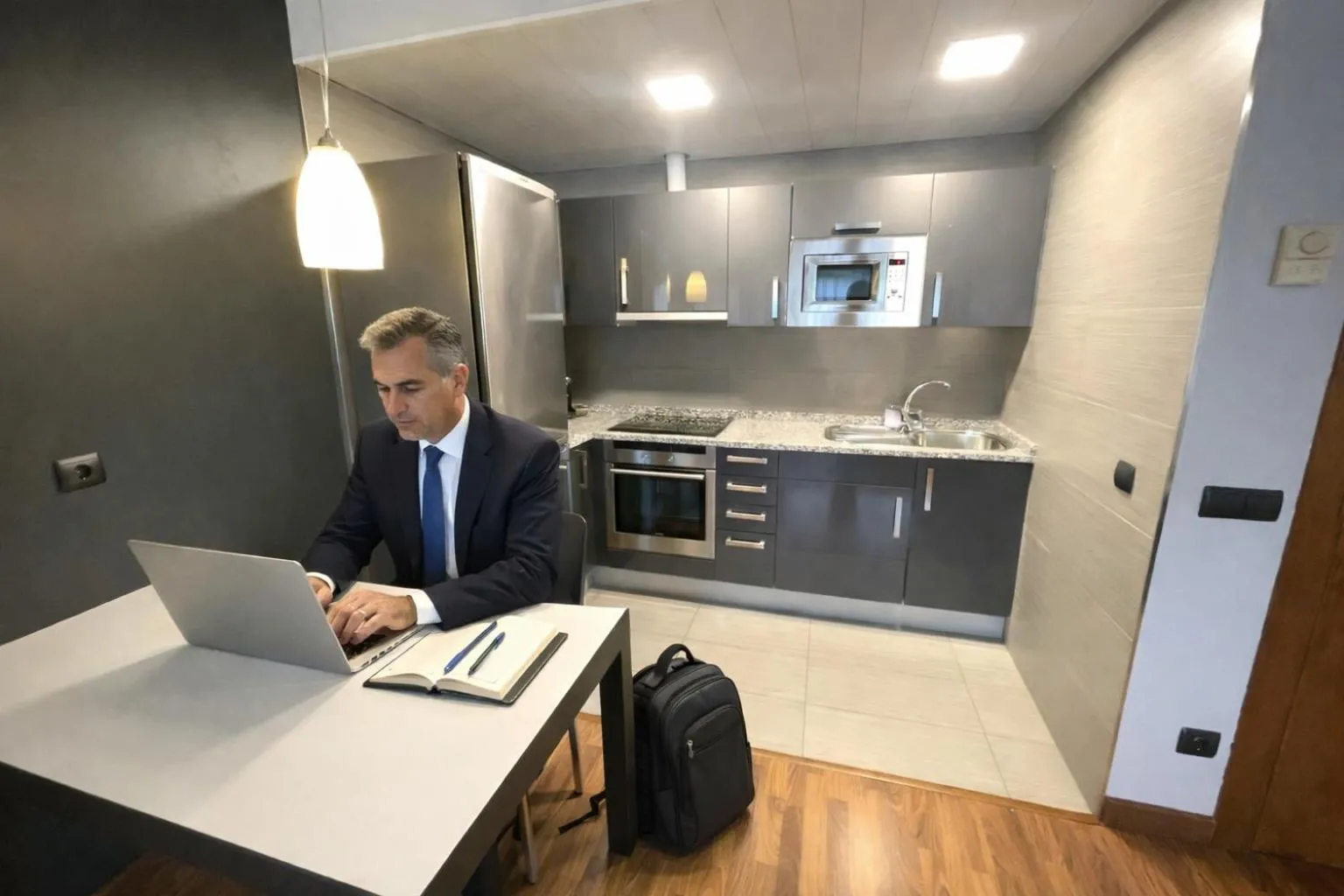 Seating area in Hotel Apartamentos San Fermín Pamplona