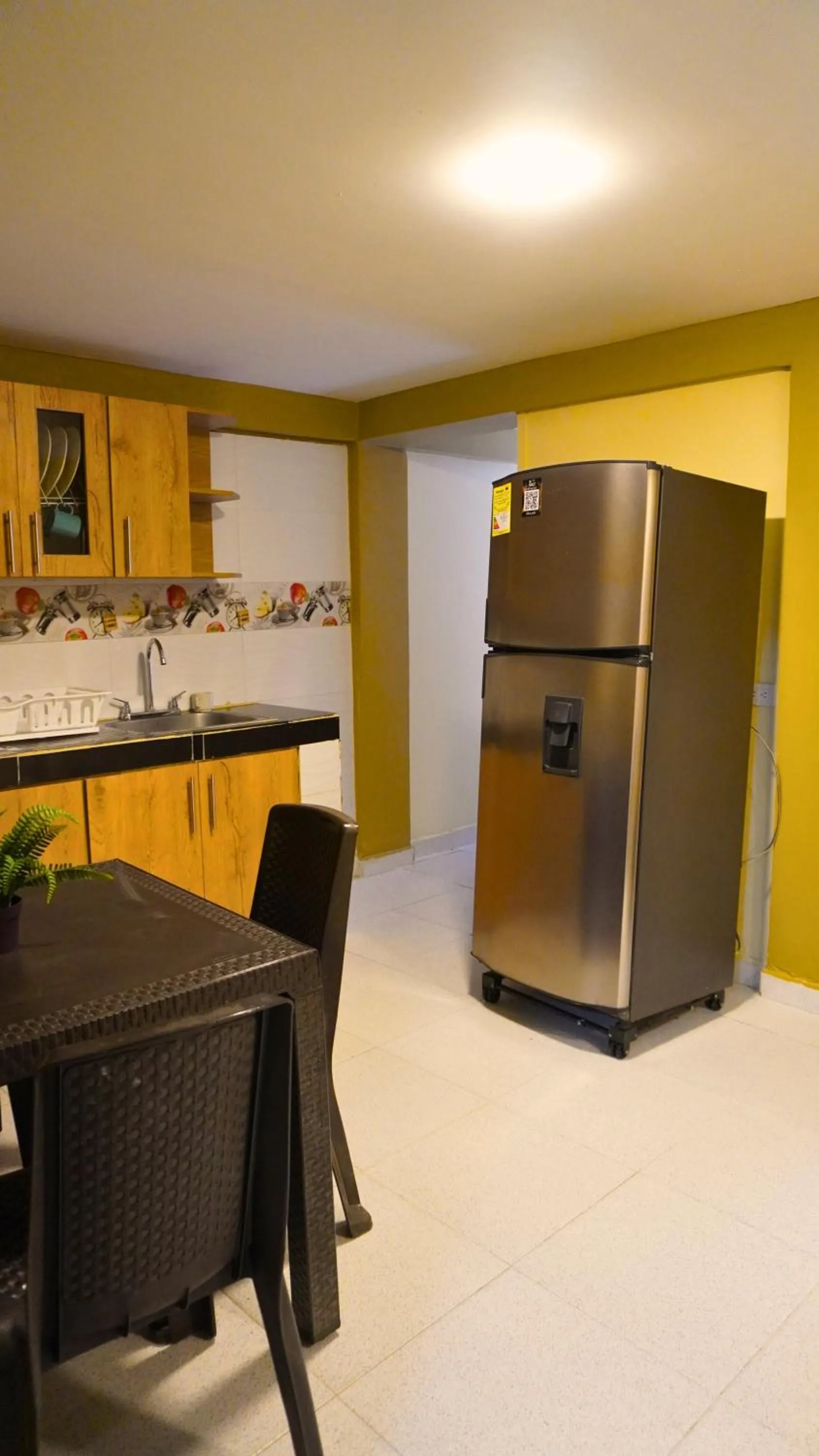 Kitchen or kitchenette in Hotel y Cabañas Covemar