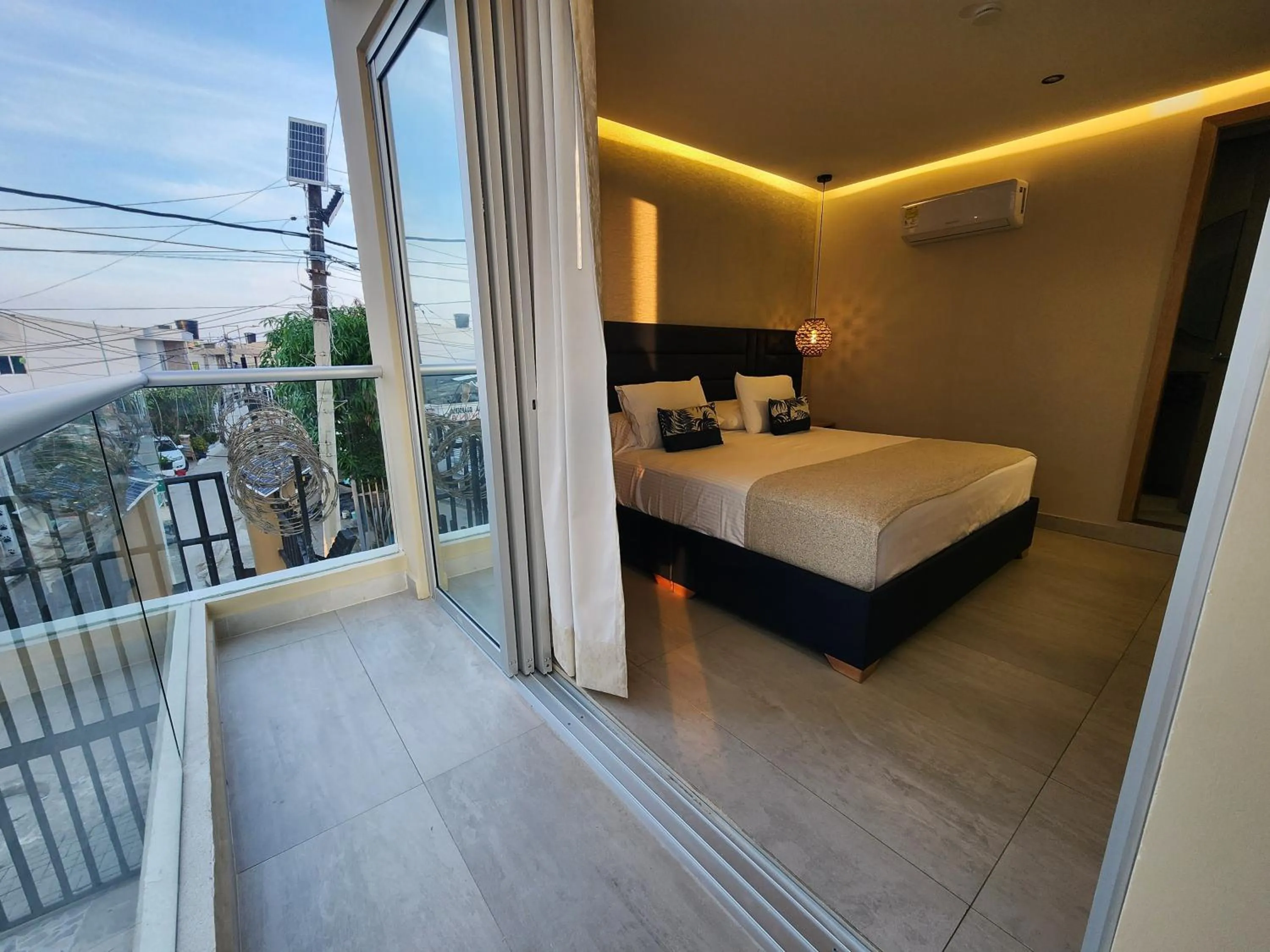 Balcony/Terrace in Hotel y Cabañas Covemar