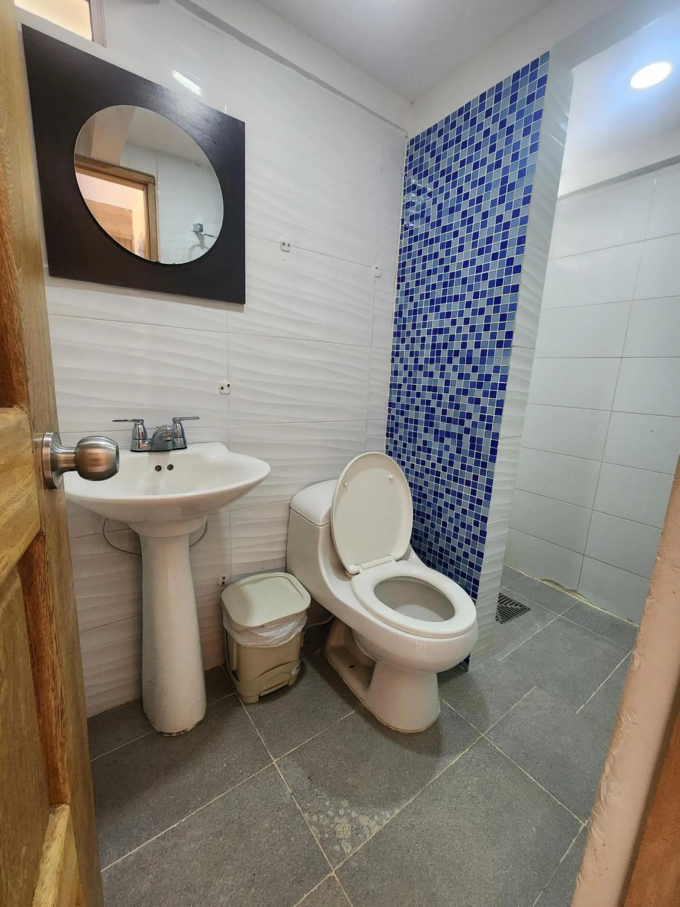 Bathroom in Hotel y Cabañas Covemar