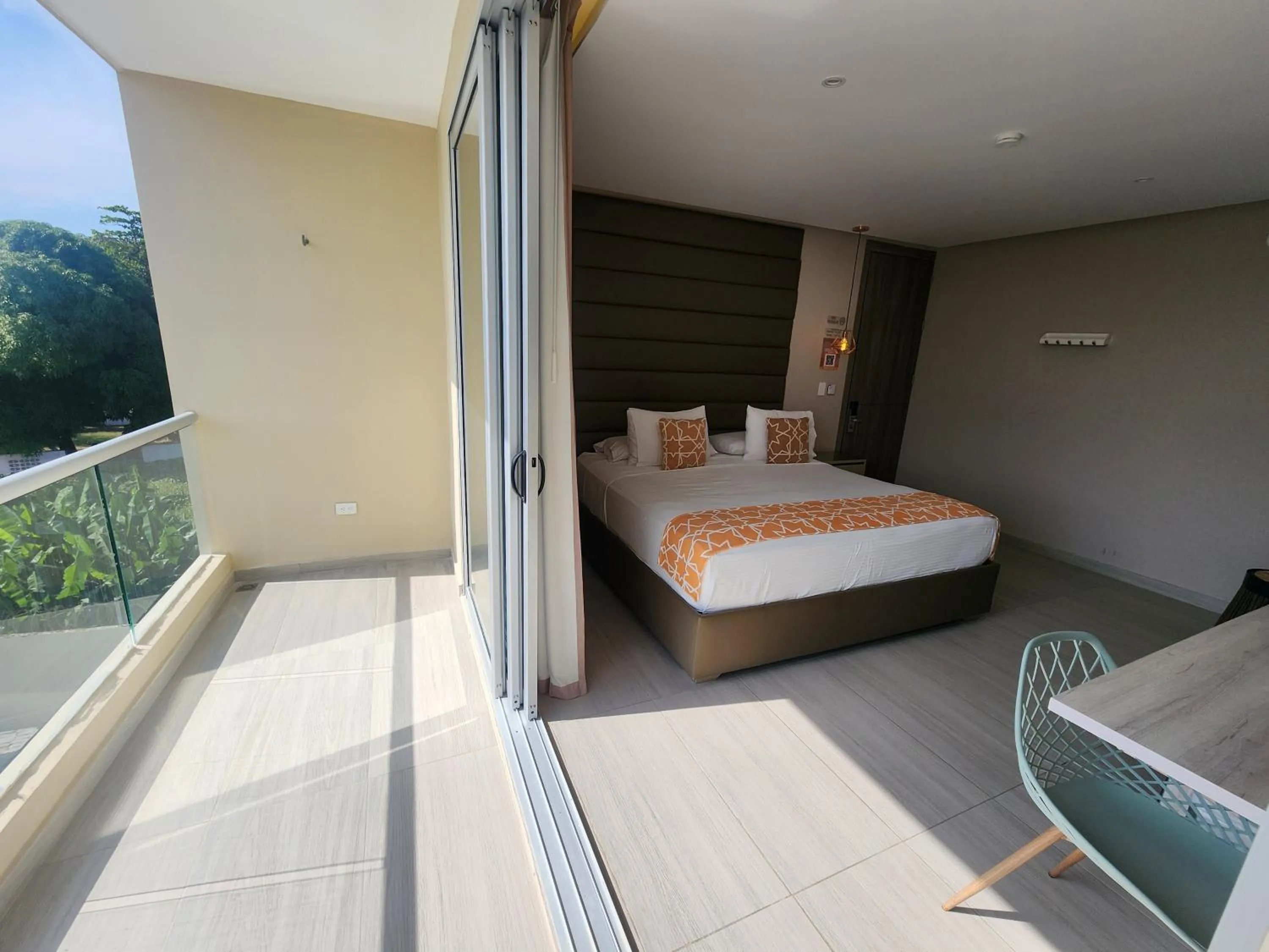 Balcony/Terrace in Hotel y Cabañas Covemar