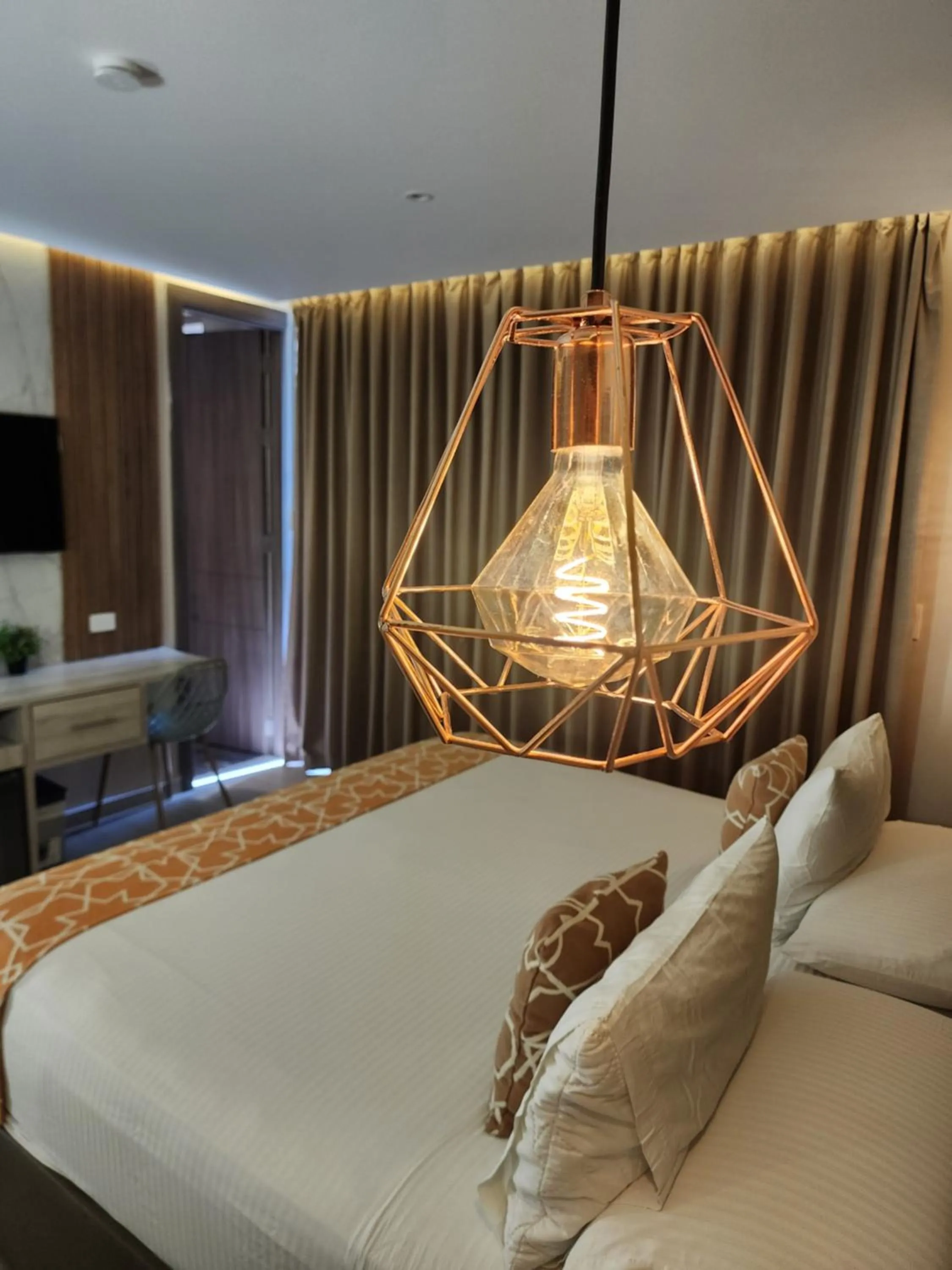 Bedroom in Hotel y Cabañas Covemar