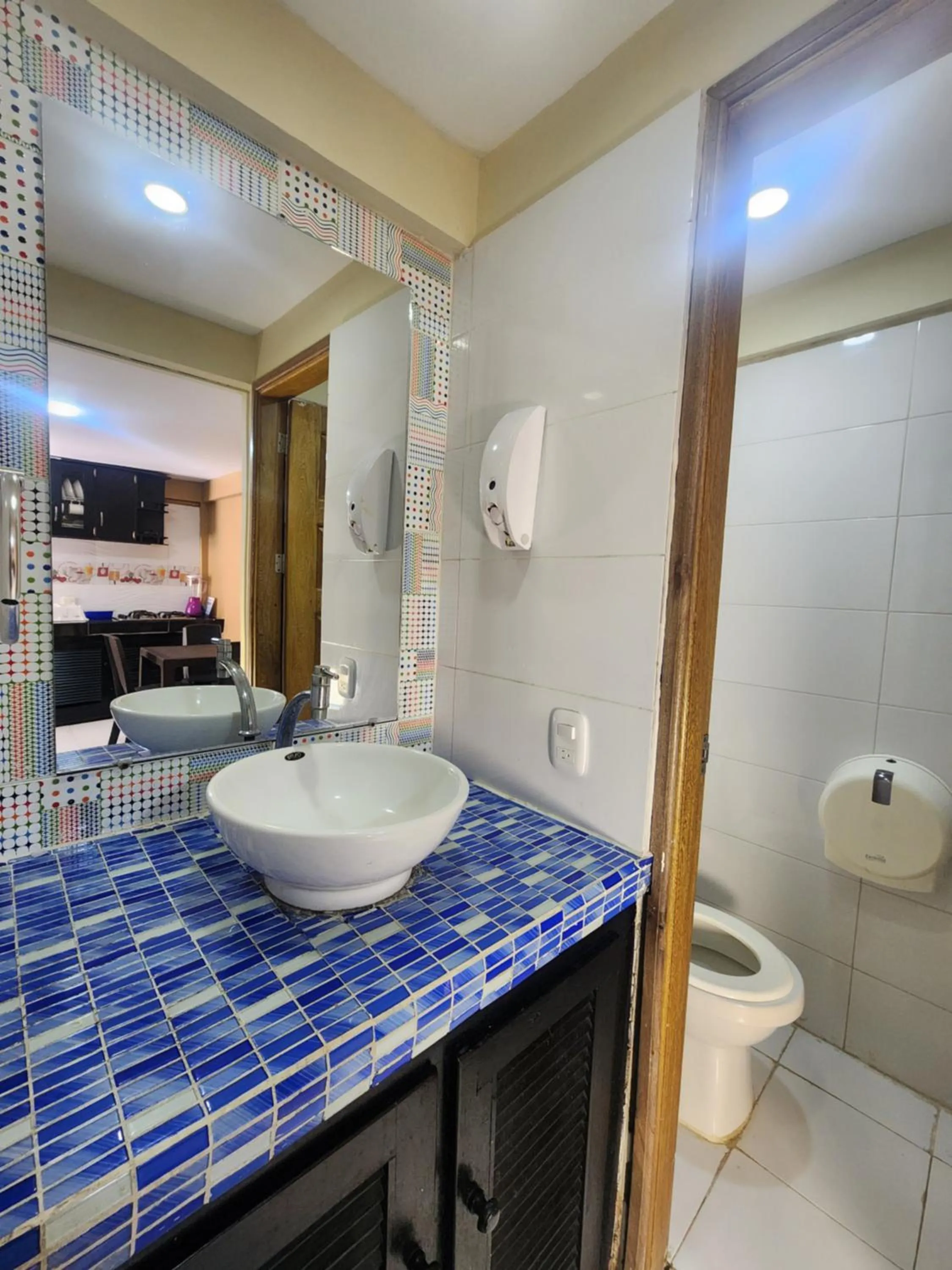 Shower in Hotel y Cabañas Covemar