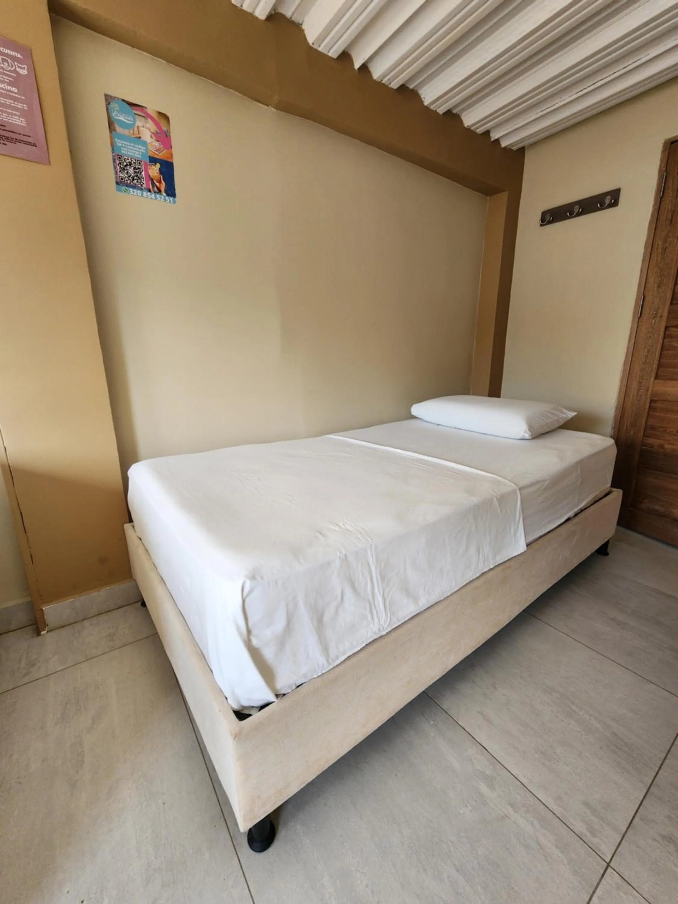 Bed in Hotel y Cabañas Covemar