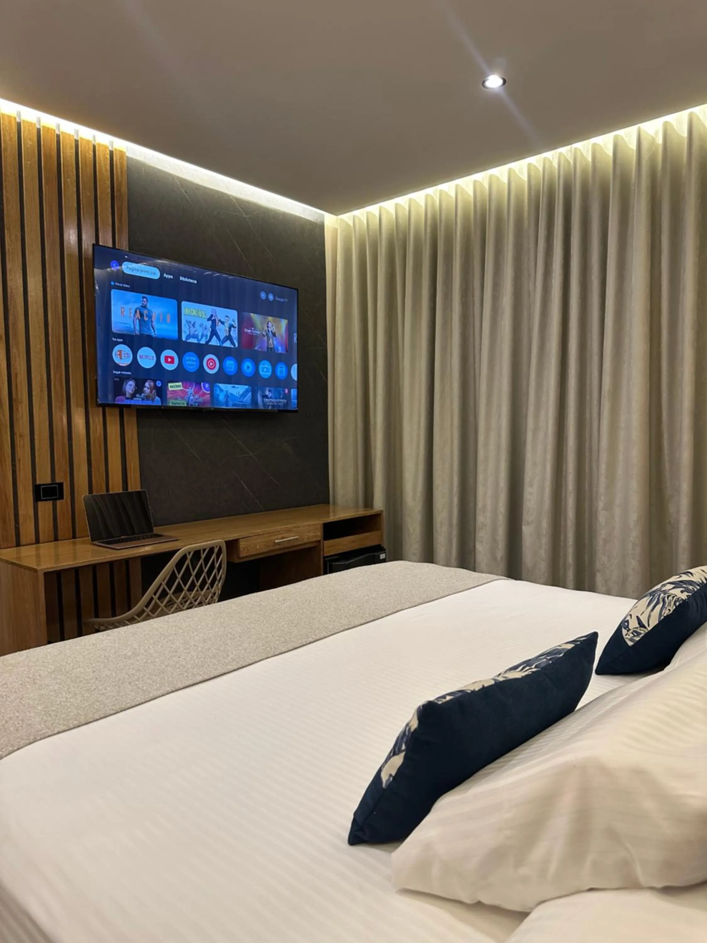 Bed in Hotel y Cabañas Covemar