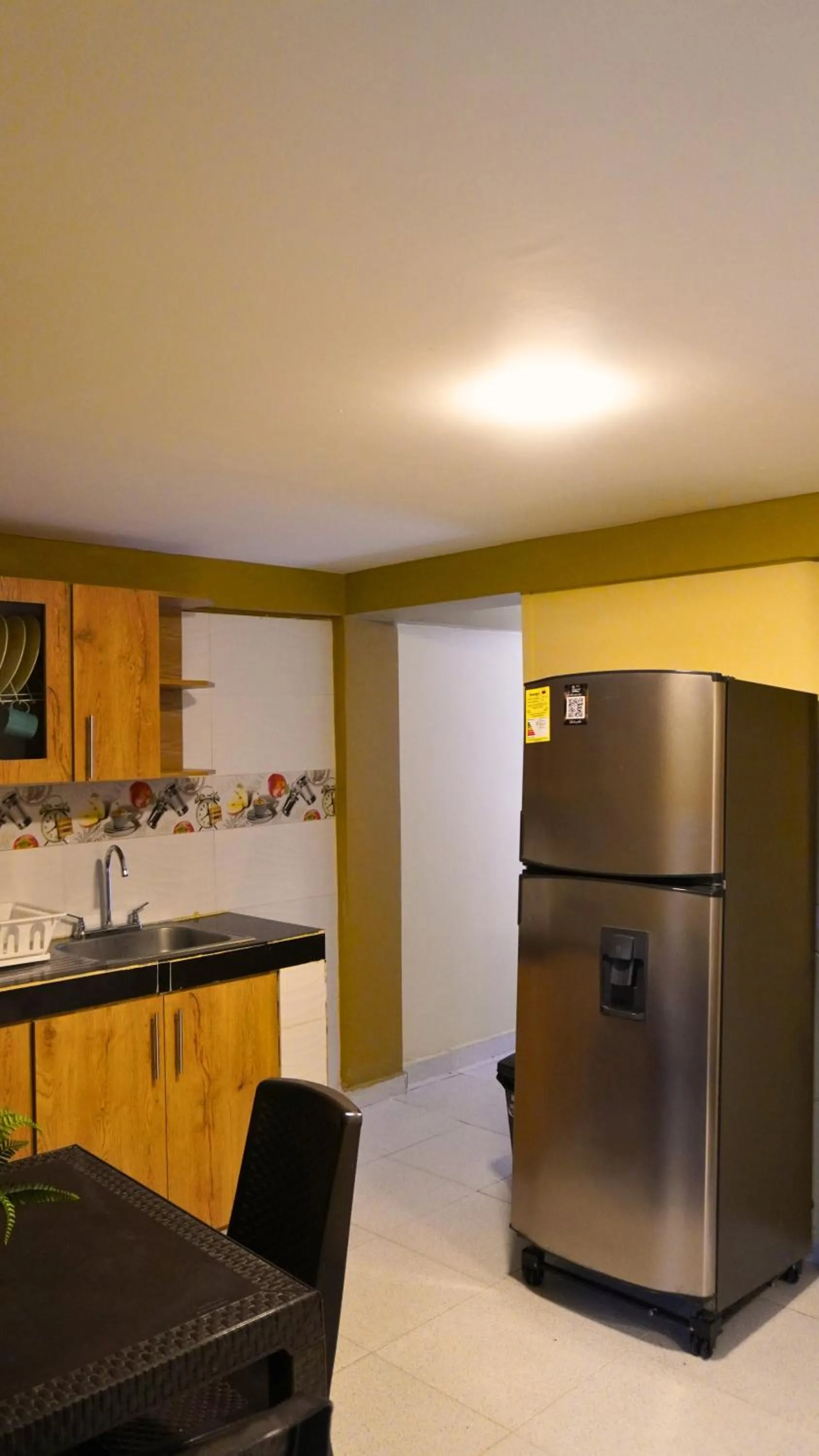 Kitchen or kitchenette in Hotel y Cabañas Covemar