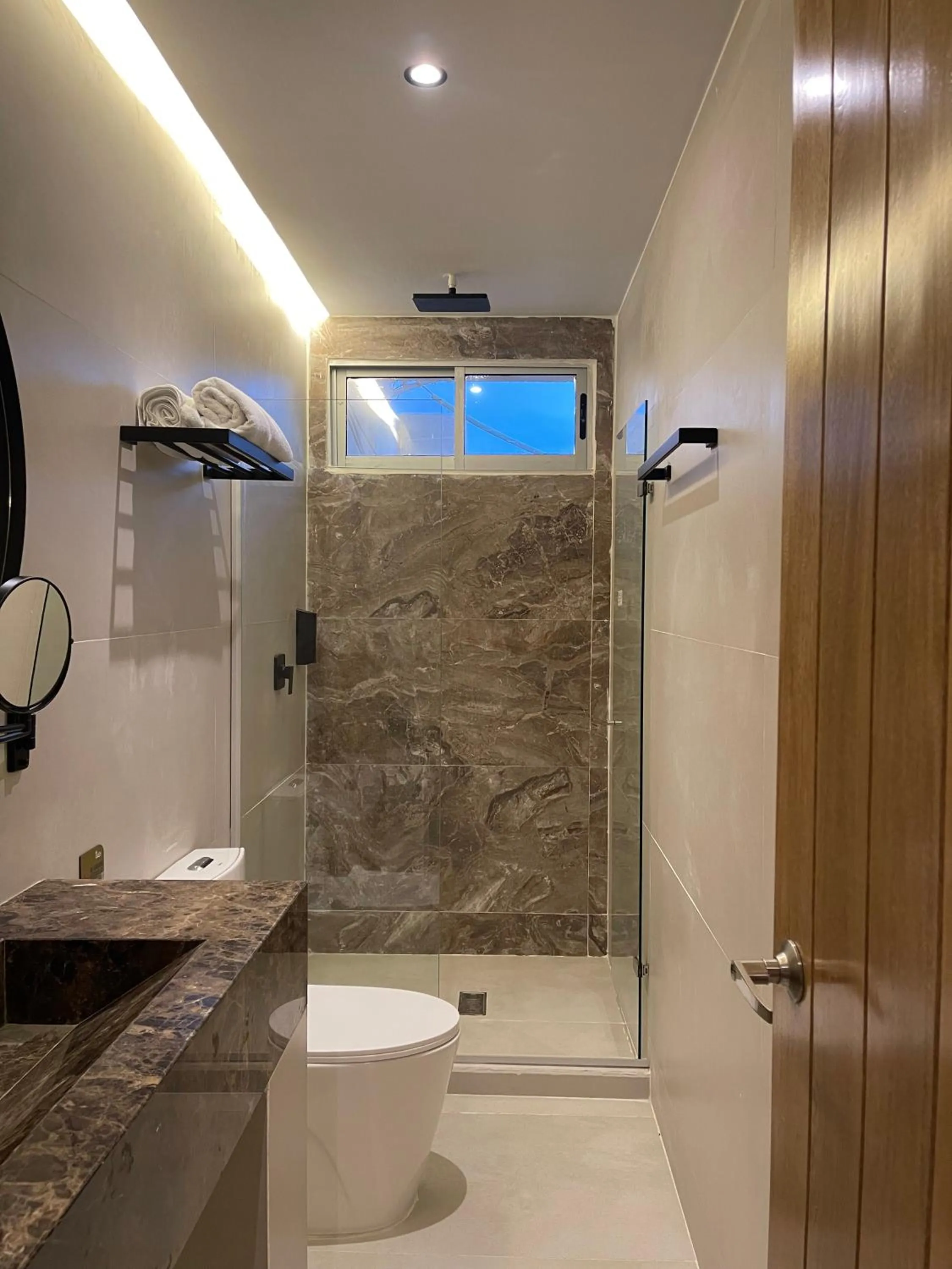 Shower in Hotel y Cabañas Covemar