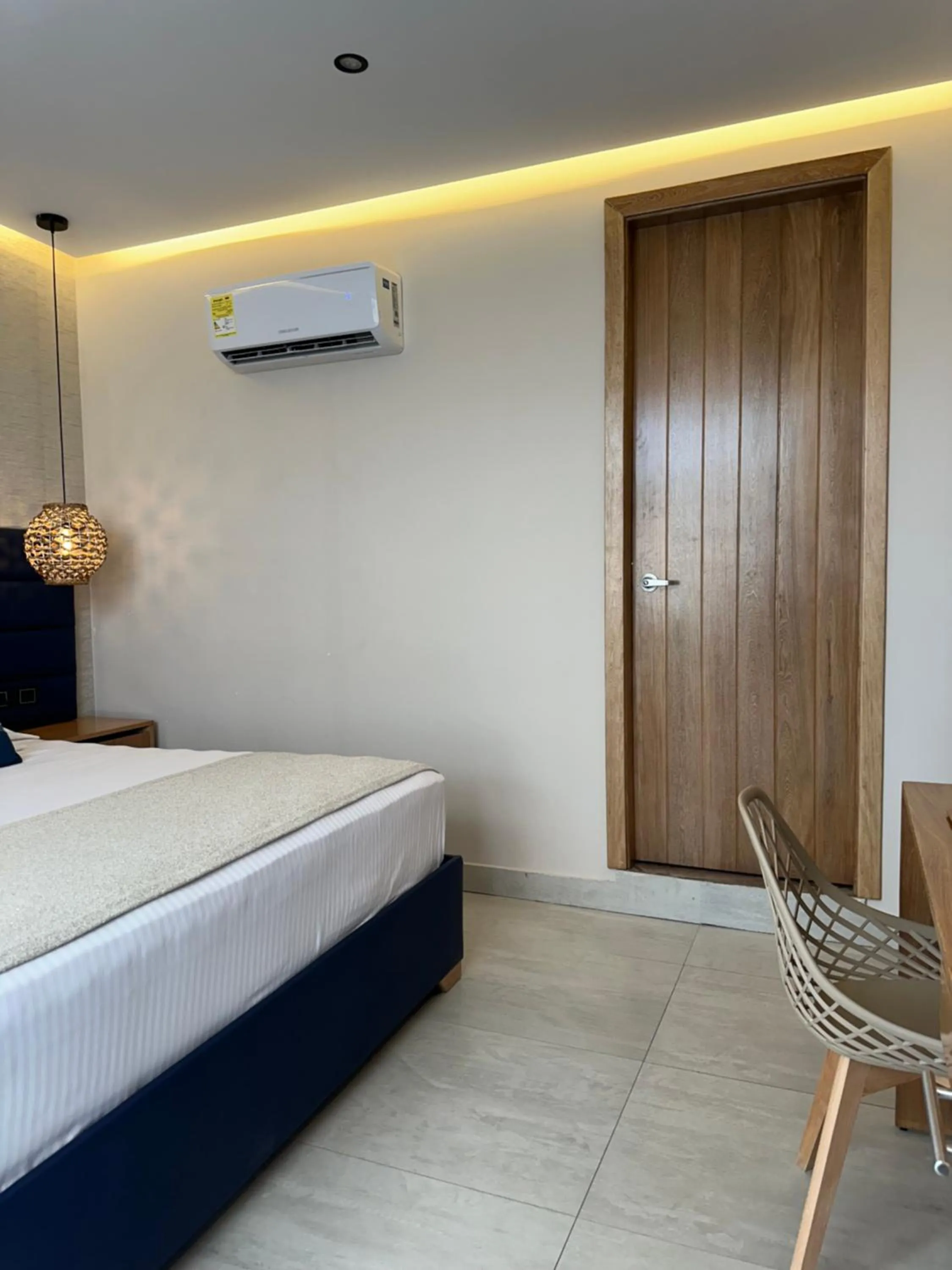 Bed in Hotel y Cabañas Covemar