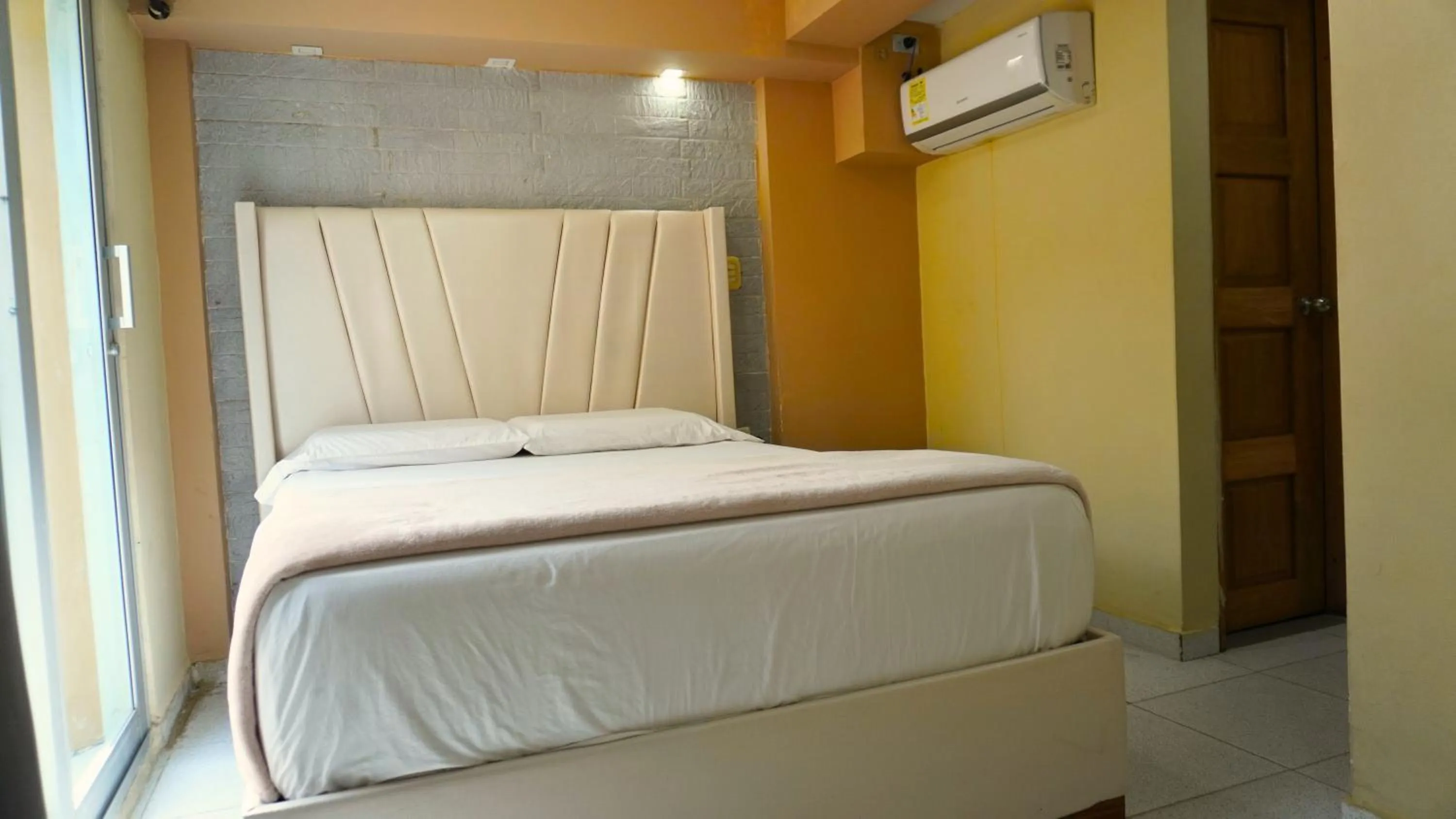 Bed in Hotel y Cabañas Covemar