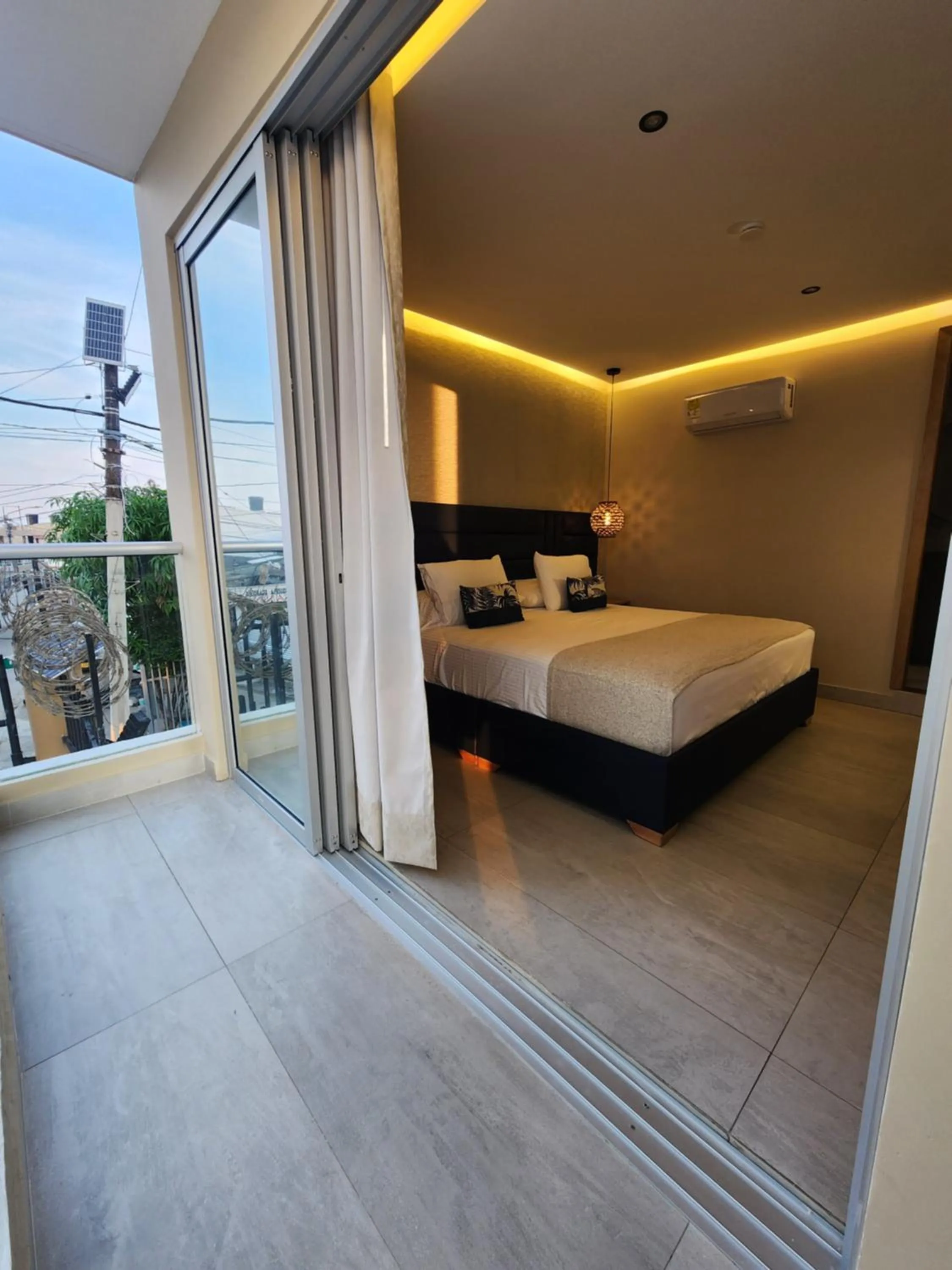 Balcony/Terrace in Hotel y Cabañas Covemar