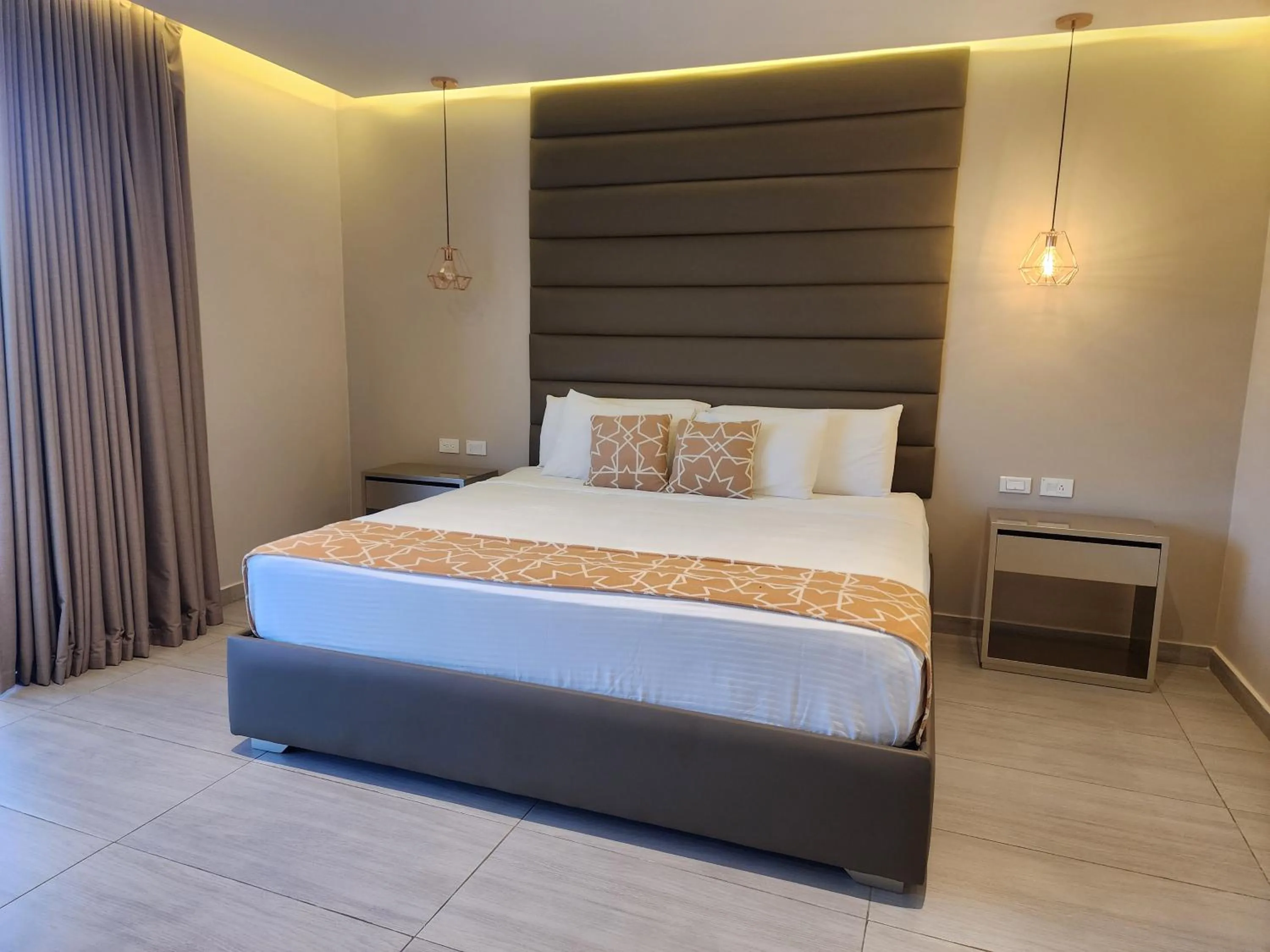 Bed in Hotel y Cabañas Covemar